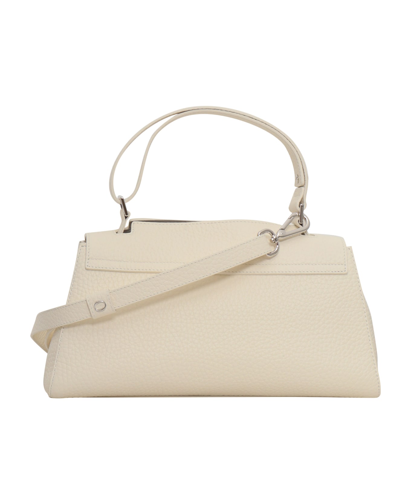 Orciani Cream Handbag - WHITE