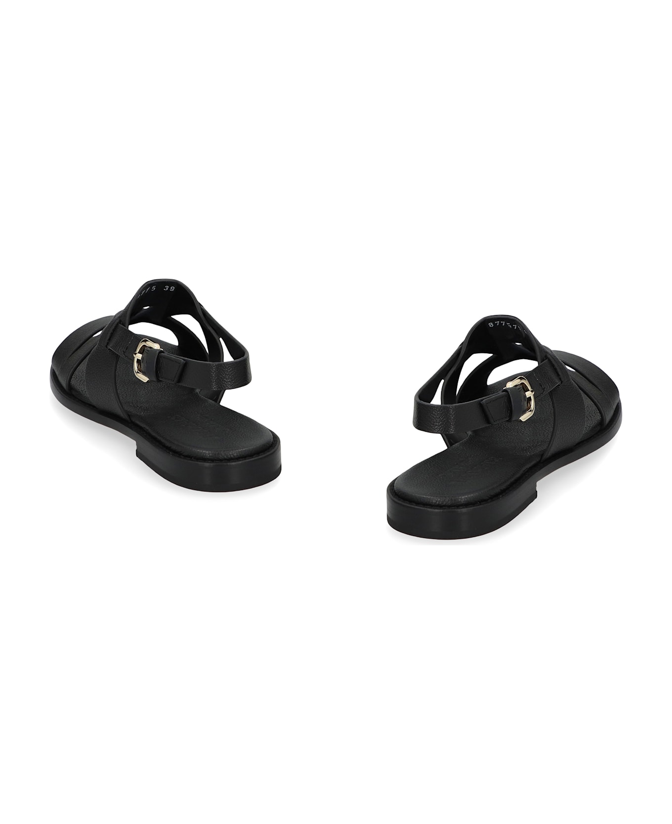 Doucal
s Tropic Leather Sandals - black