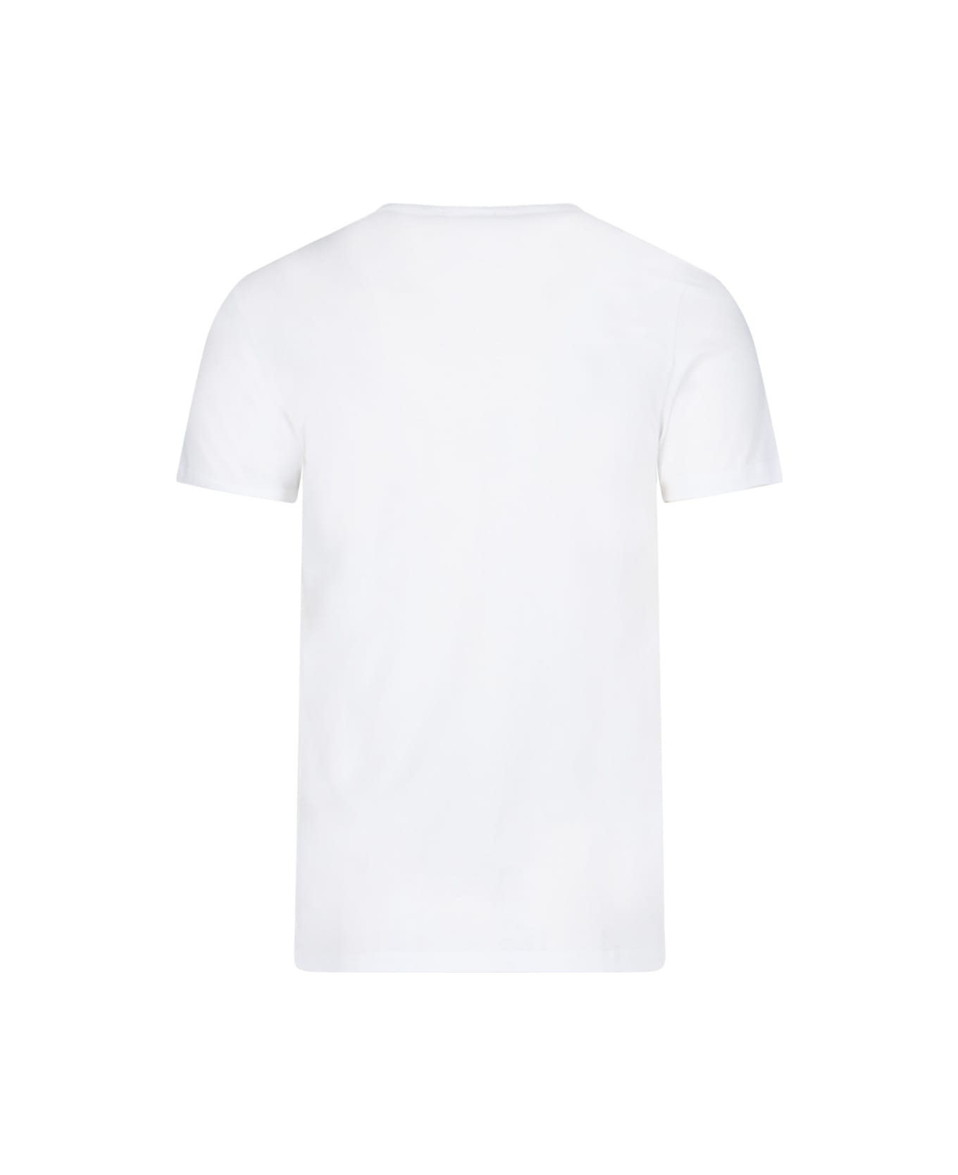 Versace Short-sleeved Crewneck T-shirt - White シャツ