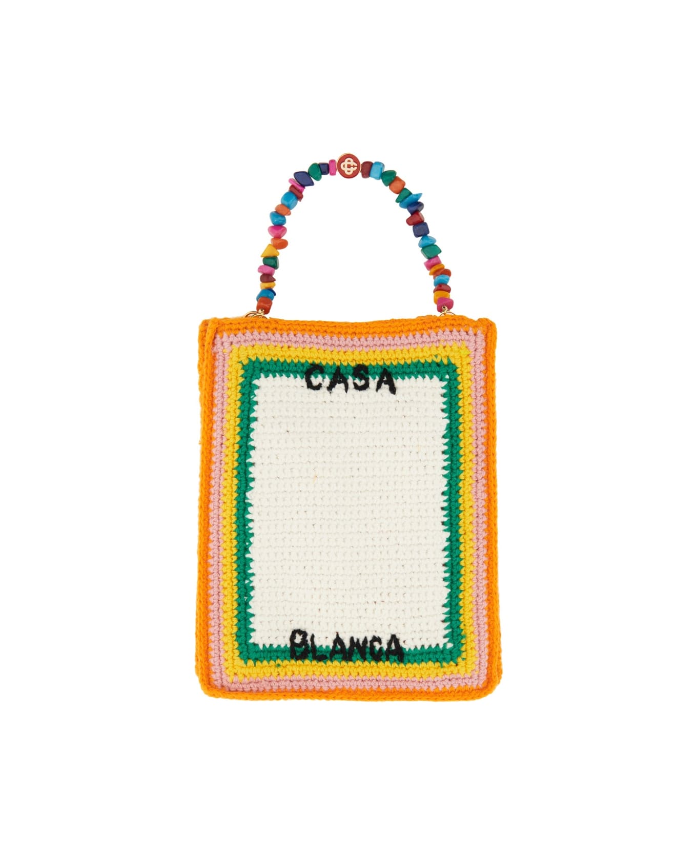 Casablanca Crochet Bag - MULTICOLOUR トートバッグ