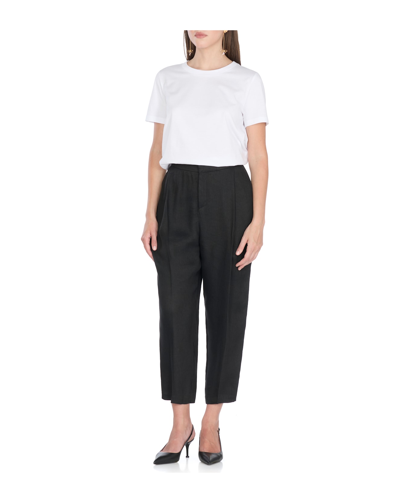 Elisabetta Franchi Trousers - Black