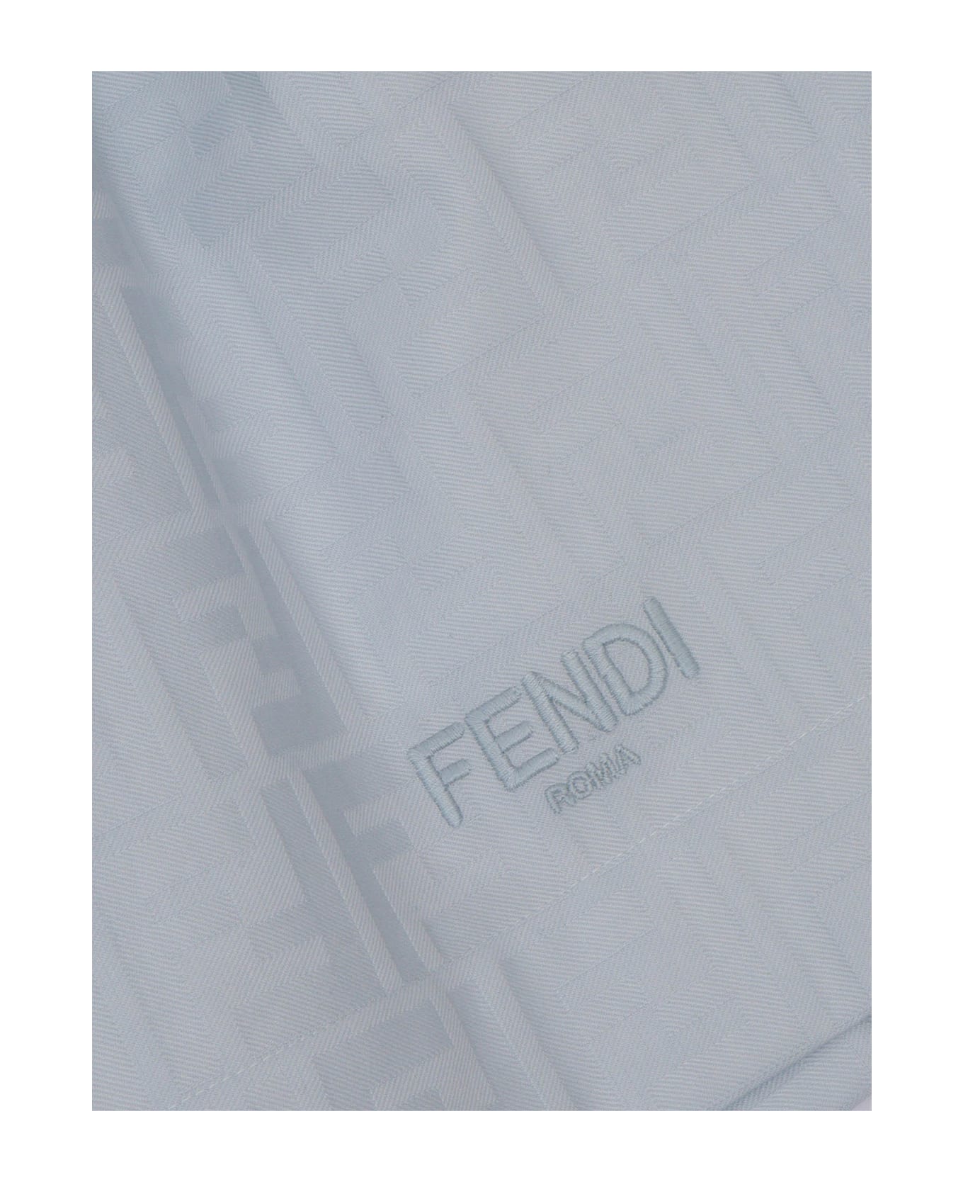 Fendi Ff Cotton Skirt - BLUE