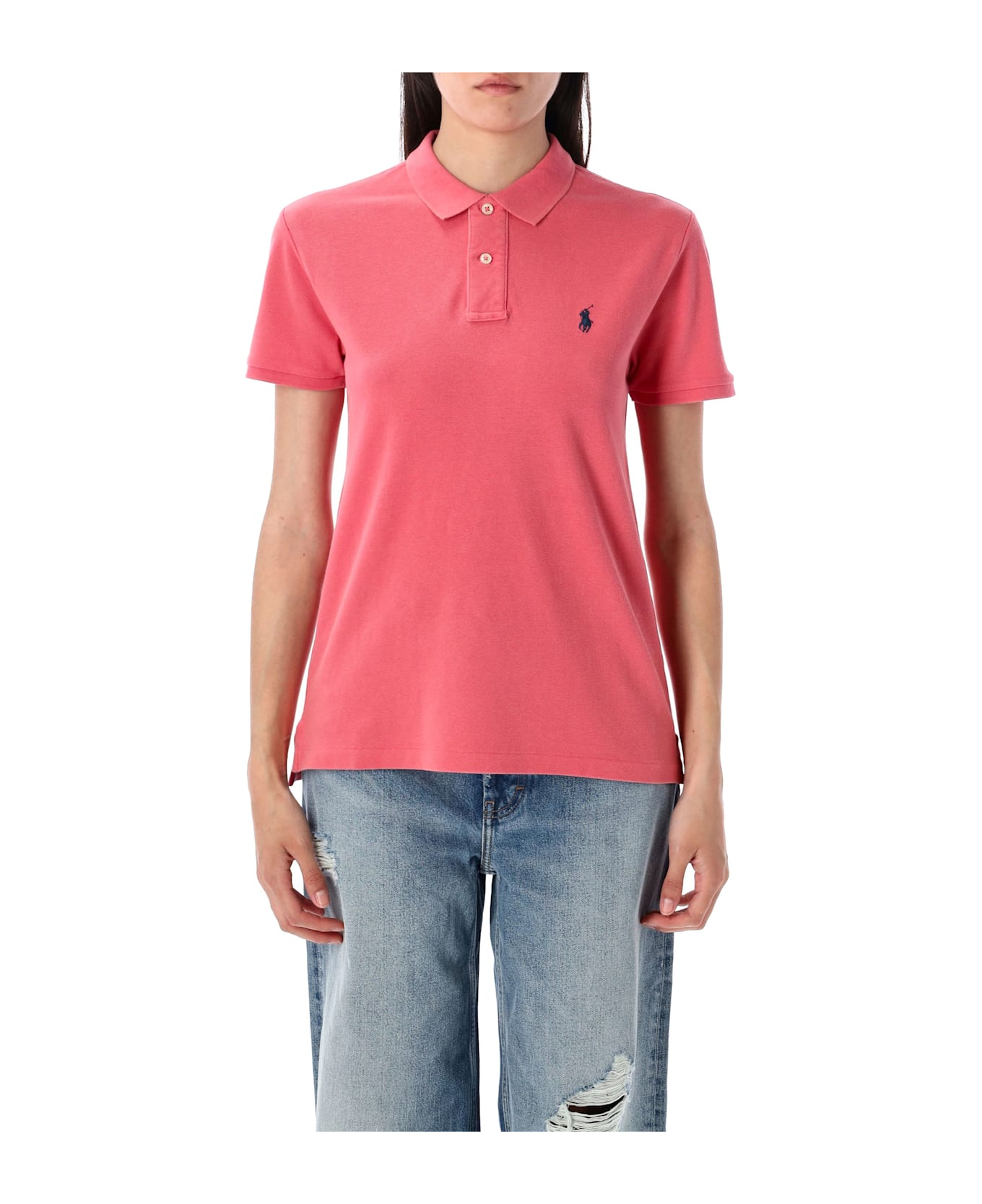 Polo Ralph Lauren Piqué Polo Shirt - PINK SAND