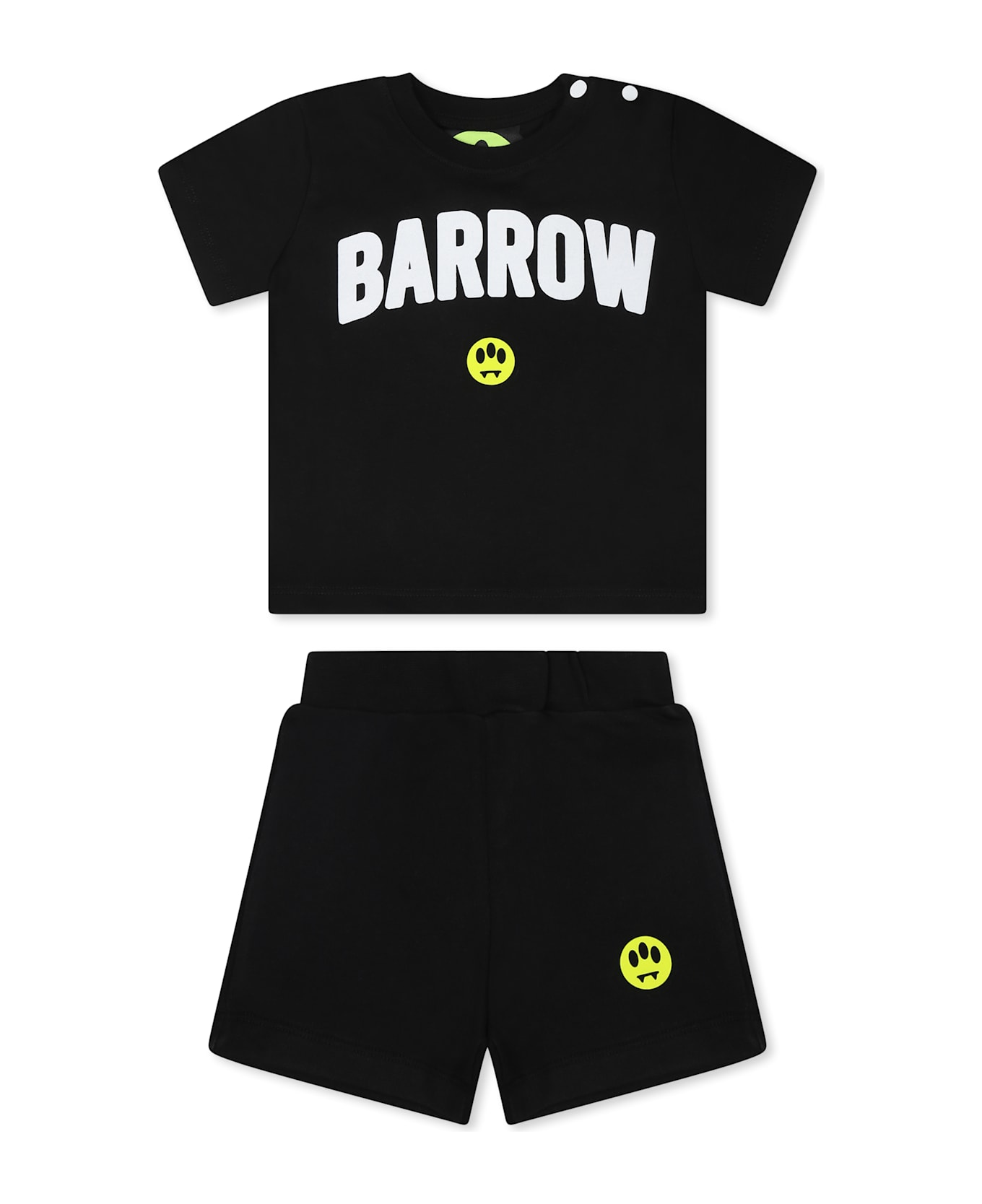 Barrow Black Suit For Babykids With Logo - Black