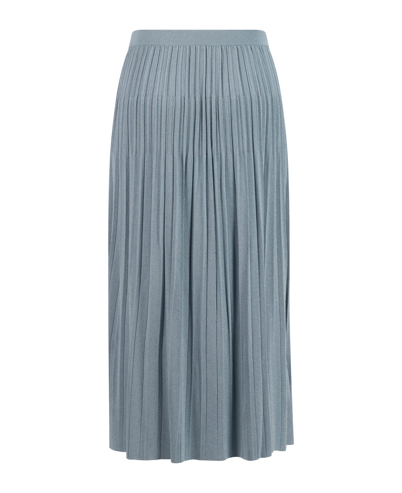 Zimmermann Waverly Midi Skirt - Blue Lurex