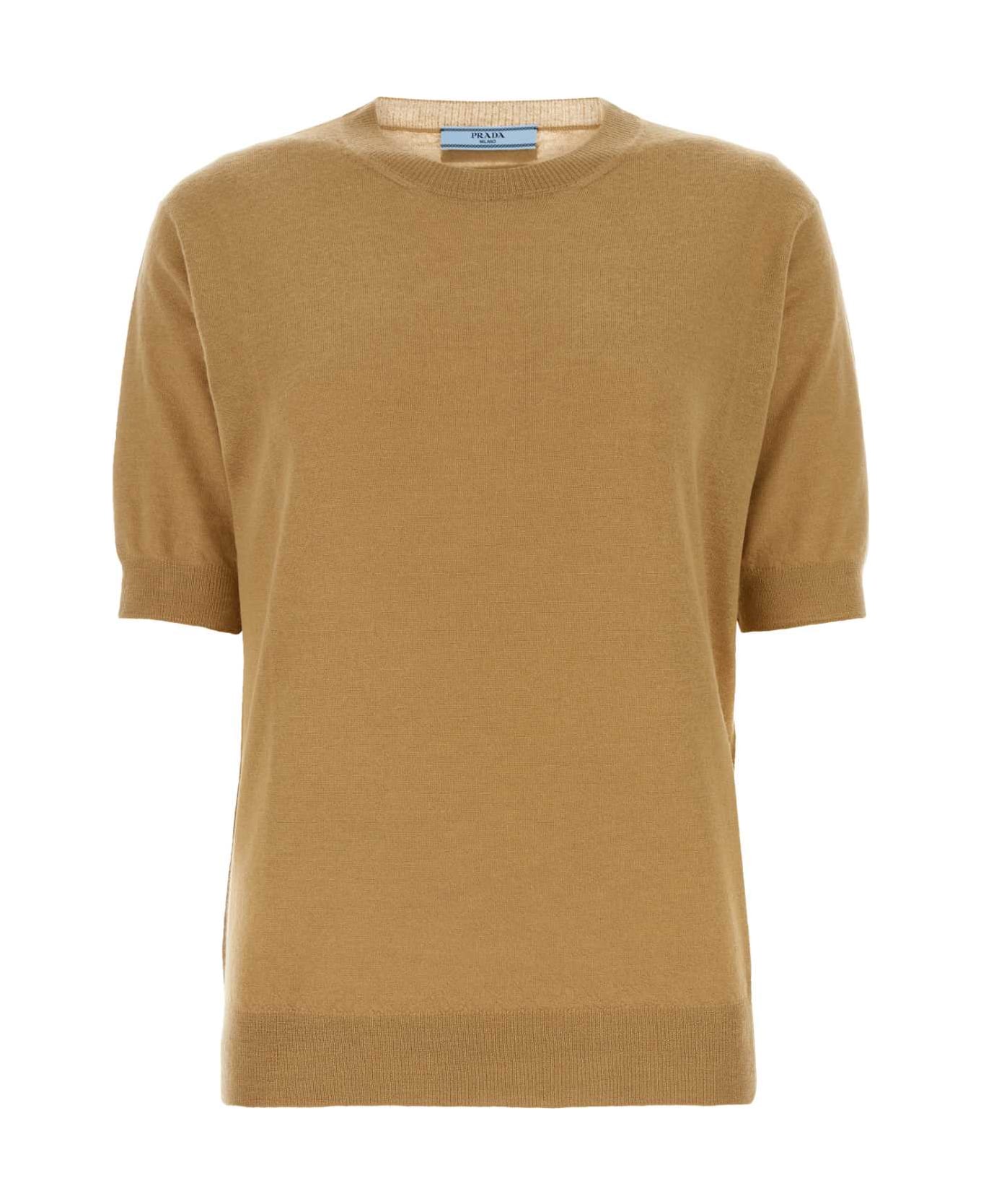 Prada Camel Cashmere Sweater - SUGHERO