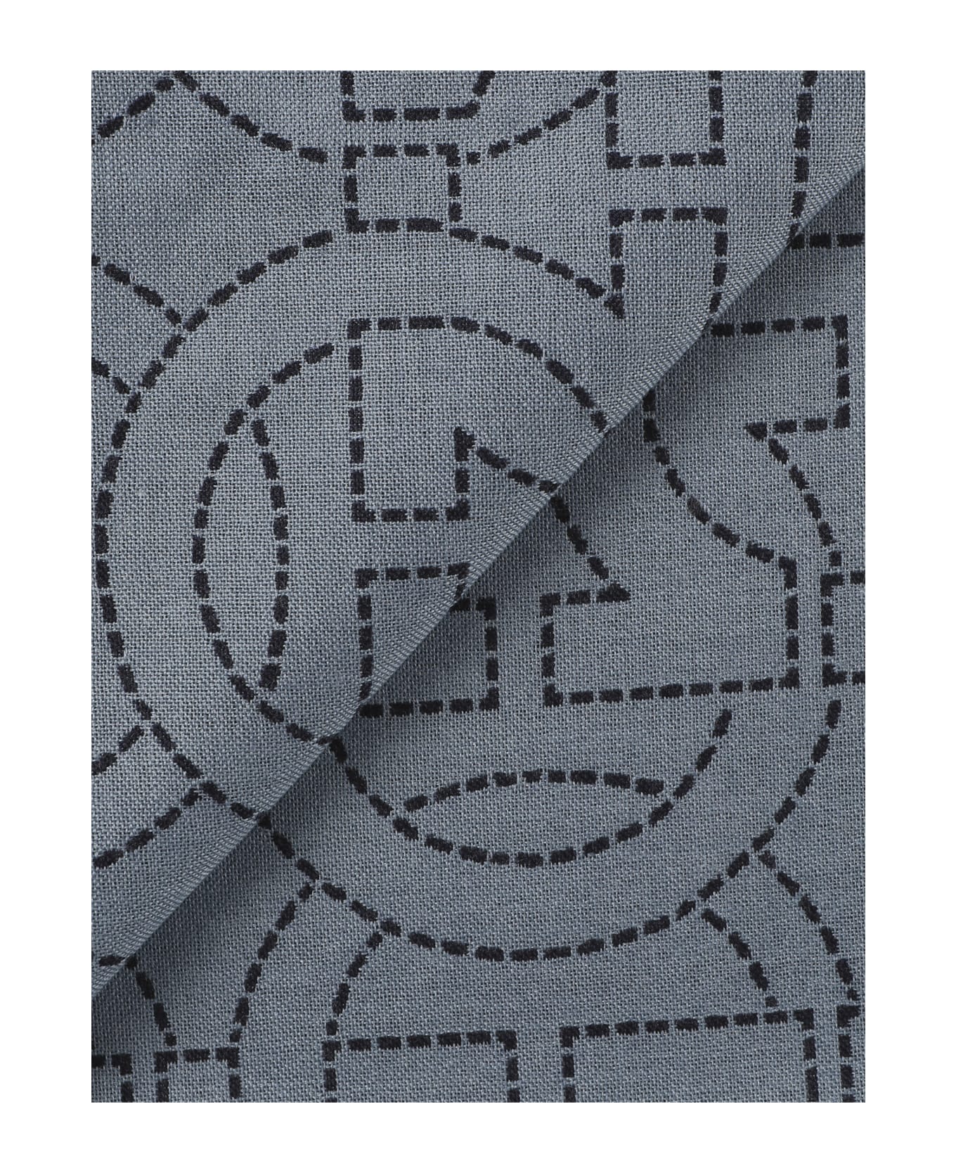 Ferragamo Wool Scarf With Gancini Logo - Grey スカーフ