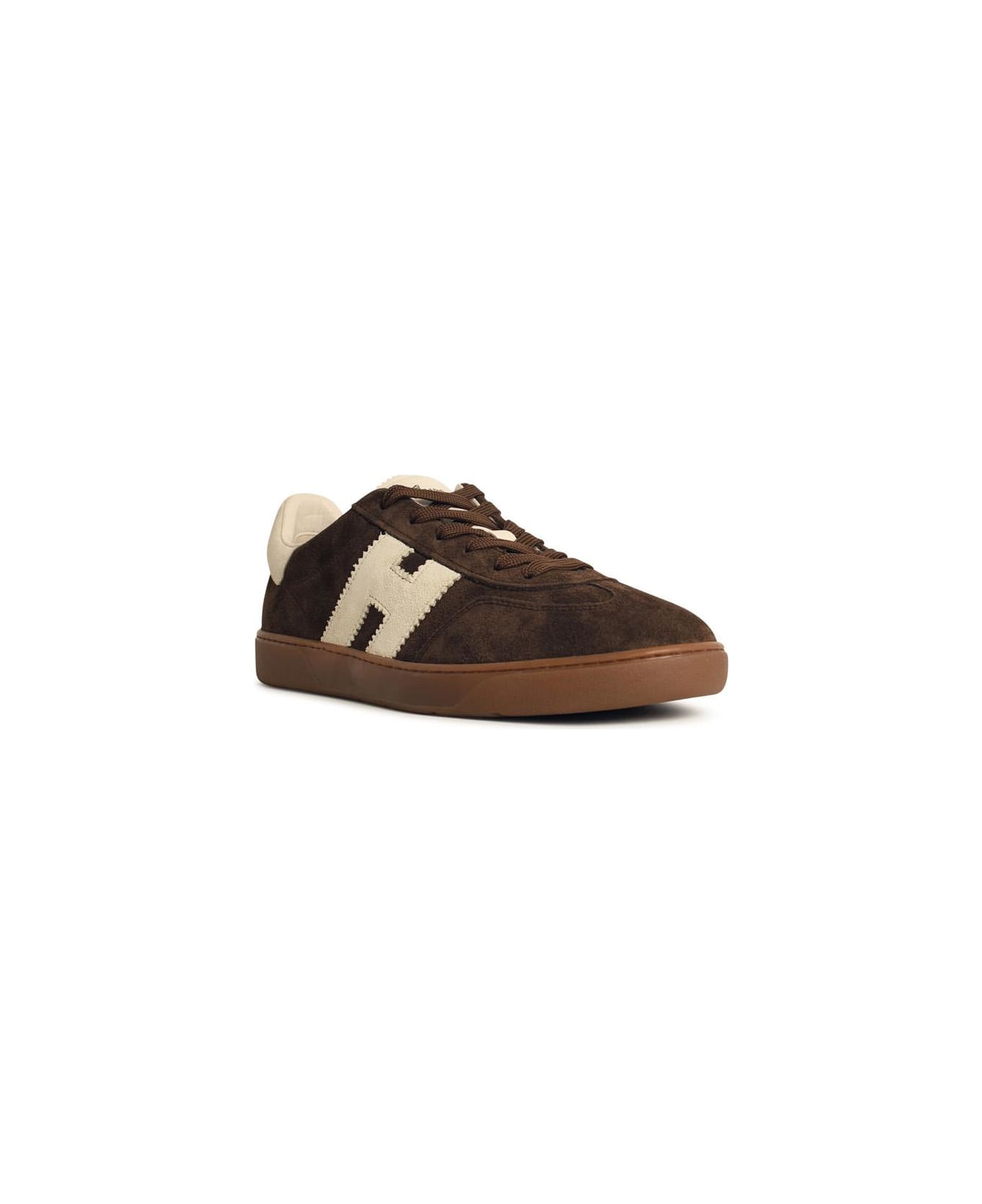 Hogan 'cool' Brown Suede Sneakers - Brown
