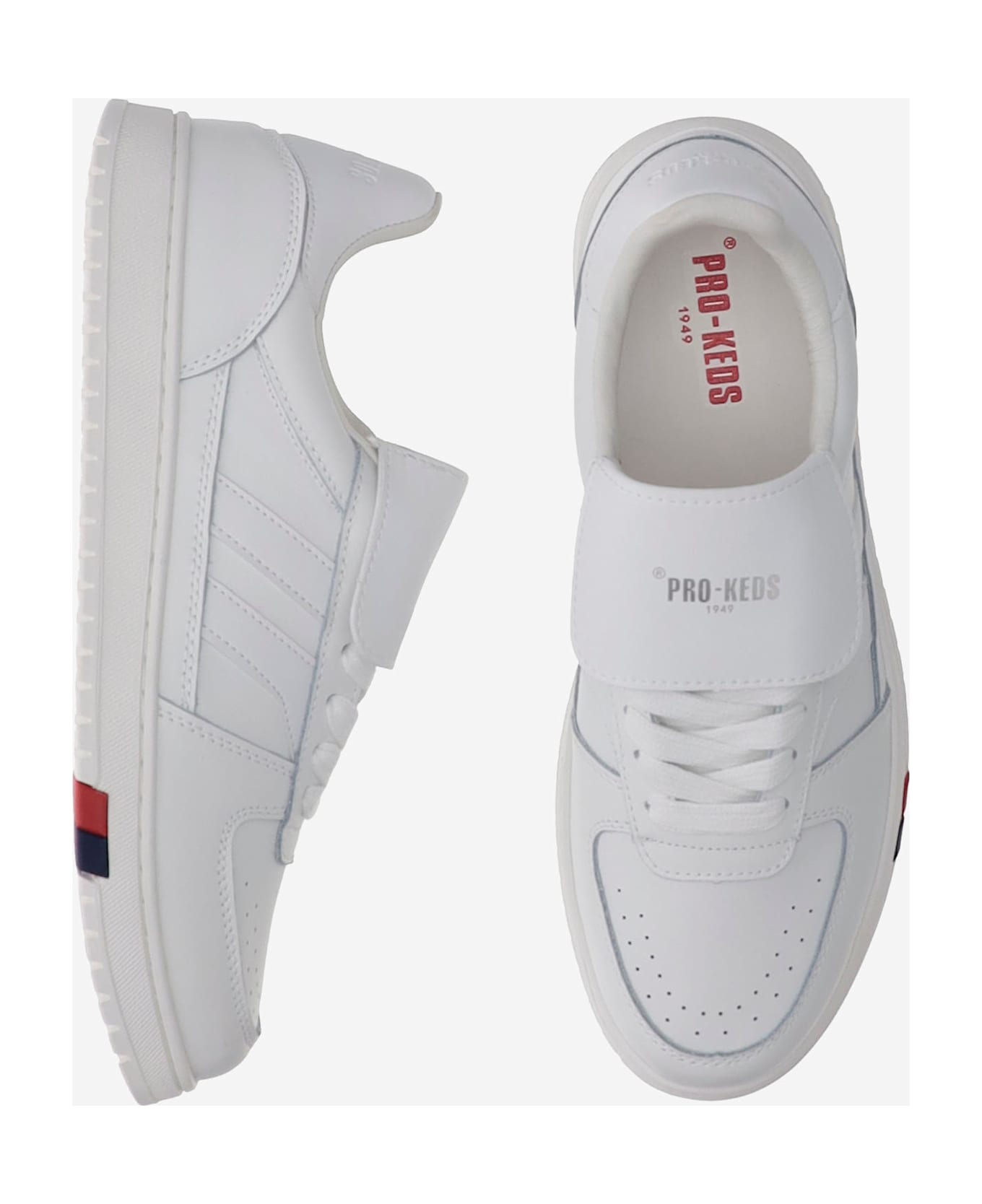 PRO-Keds Field King Leather Sneakers - White