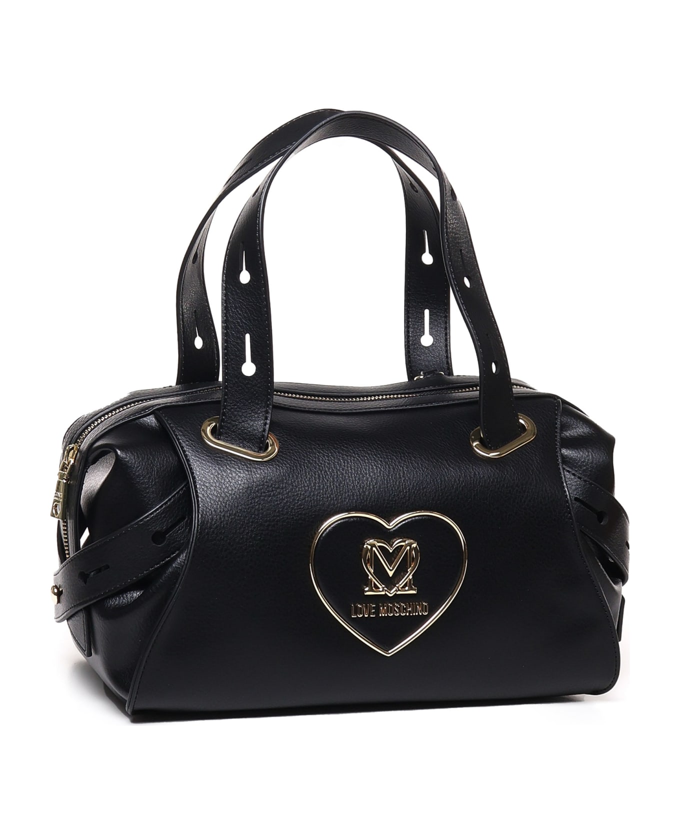 Love Moschino Hand Bag In Smooth Leather - Black