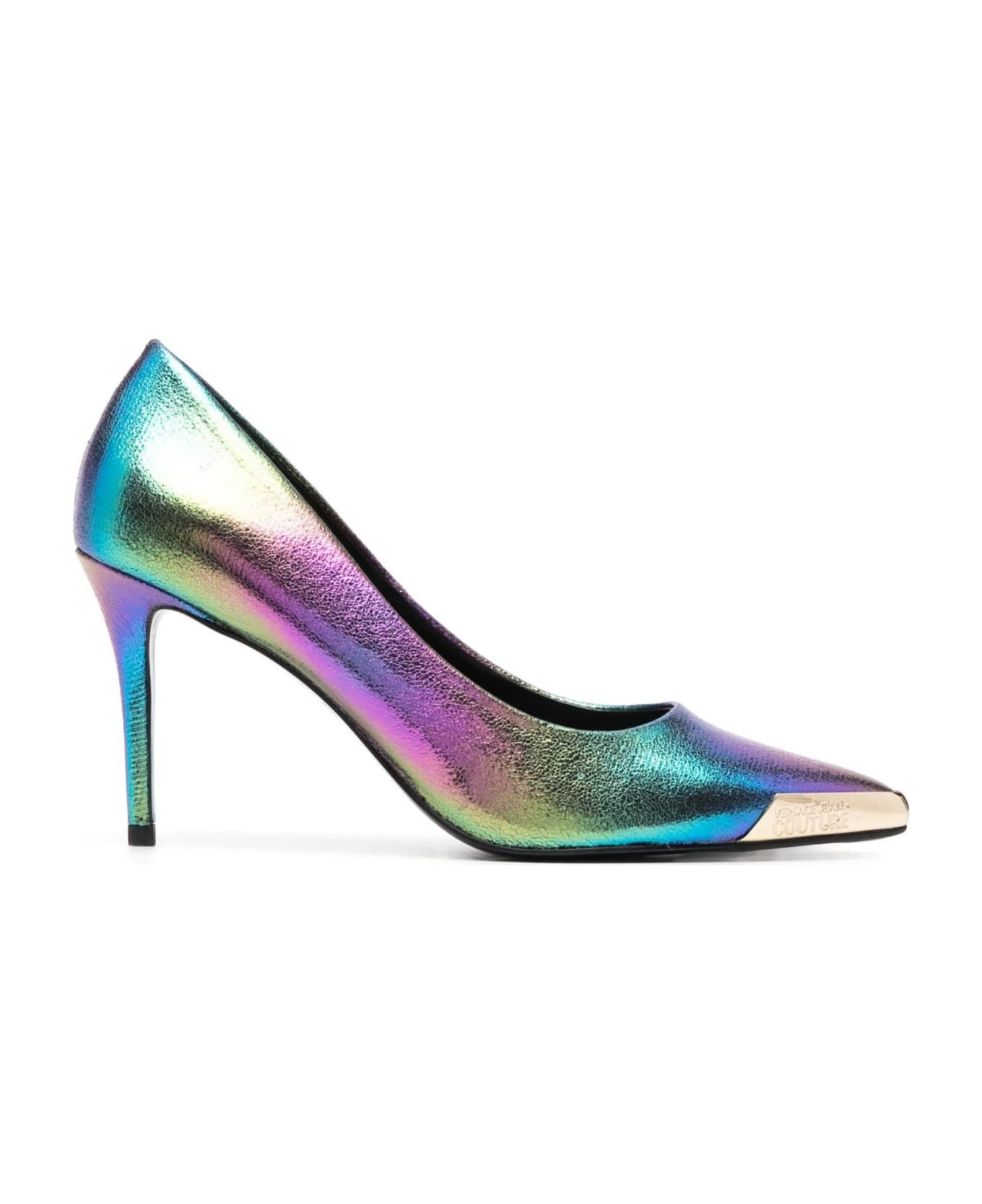 Versace Jeans Couture Shoes Fondo Scarlett Dis. S50 Synthetic Crackle' - MULTICOLOR ハイヒール