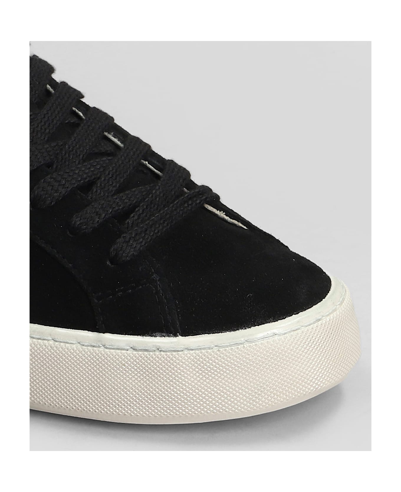 D.A.T.E. Hill Low Sneakers In Black Suede - black