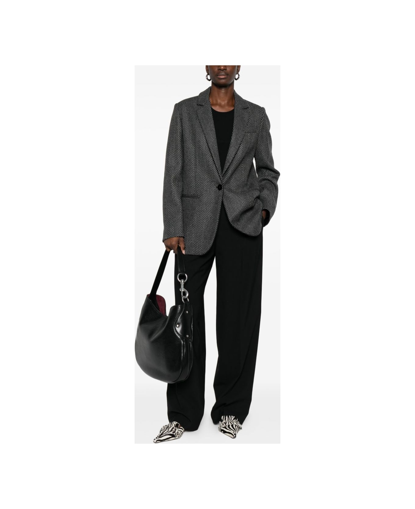 Forte_Forte Wool Single-breasted Jacket - Grey