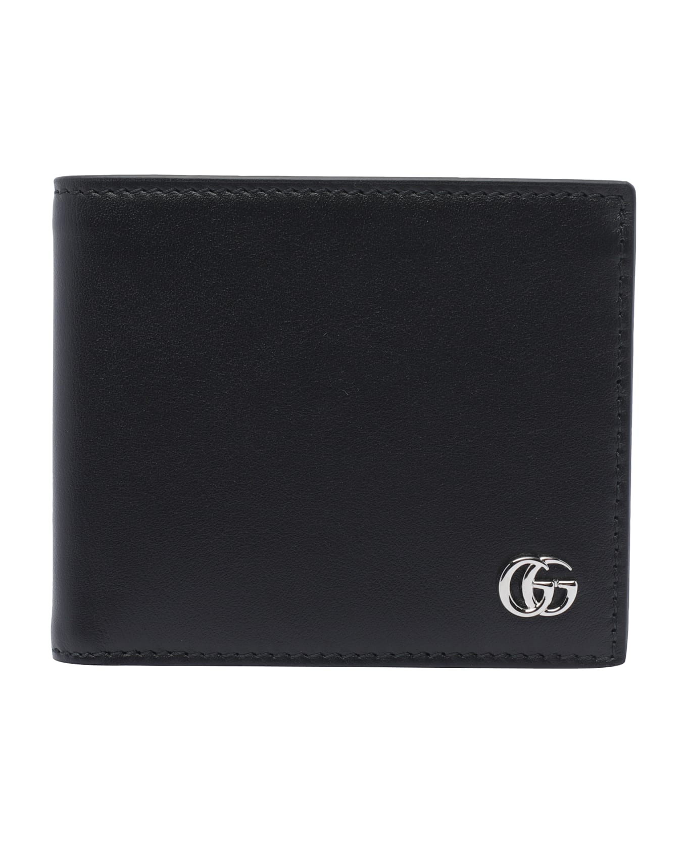 Gucci Gg Marmont Bifold Wallet - BLACK