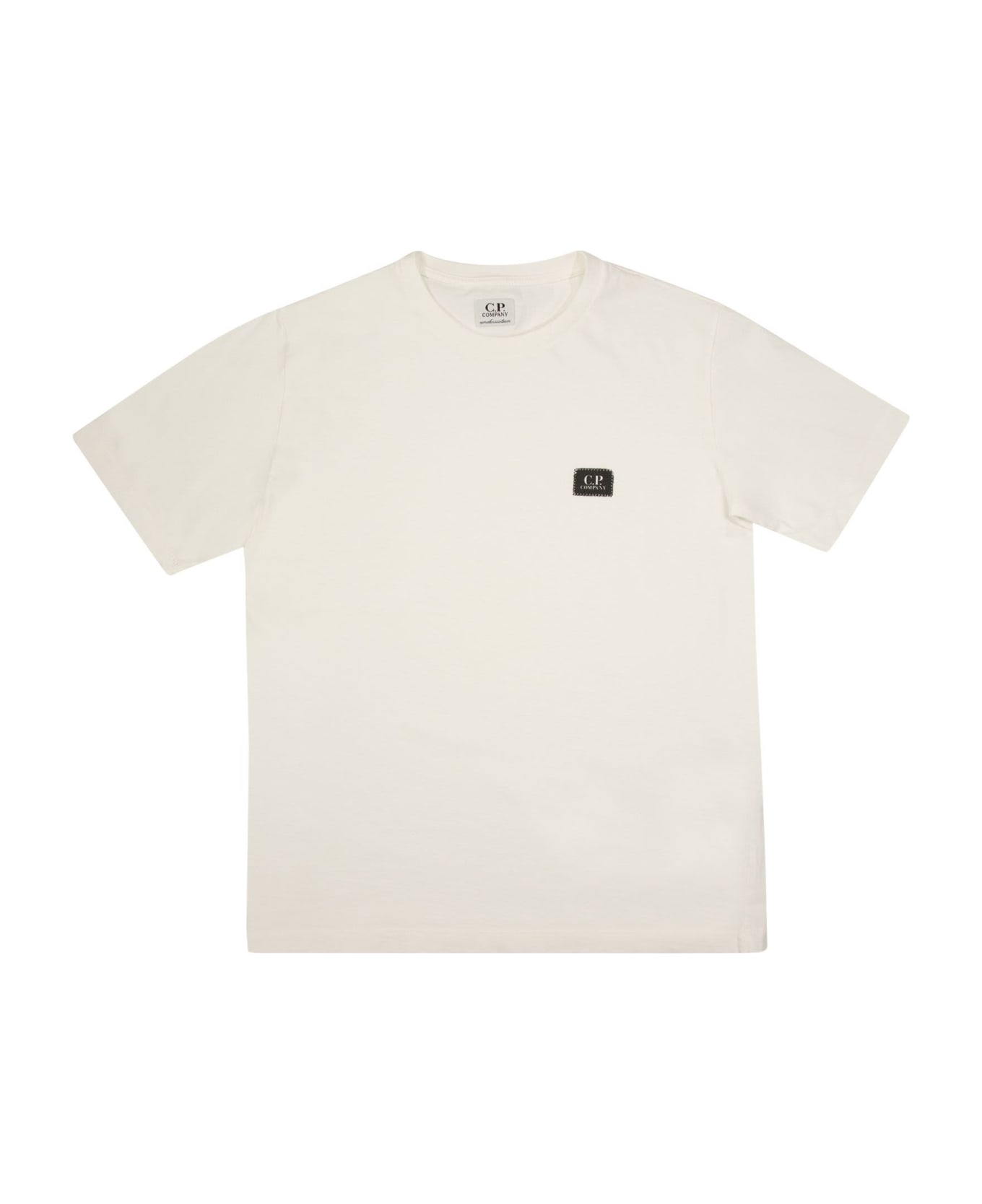 C.P. Company Crew-neck T-shirt With Logo - White Tシャツ＆ポロシャツ