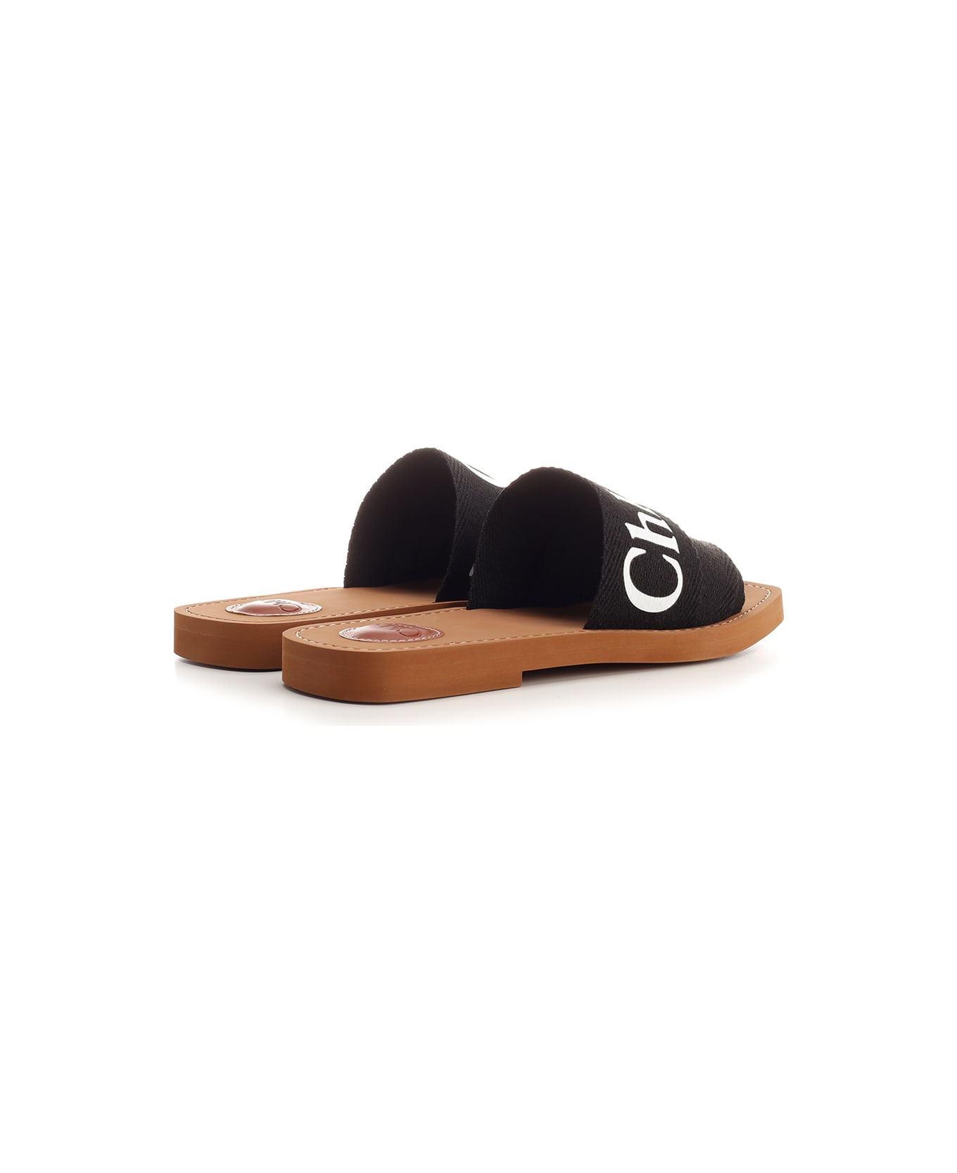 Chloé 'woody' Flat Sandal - Black