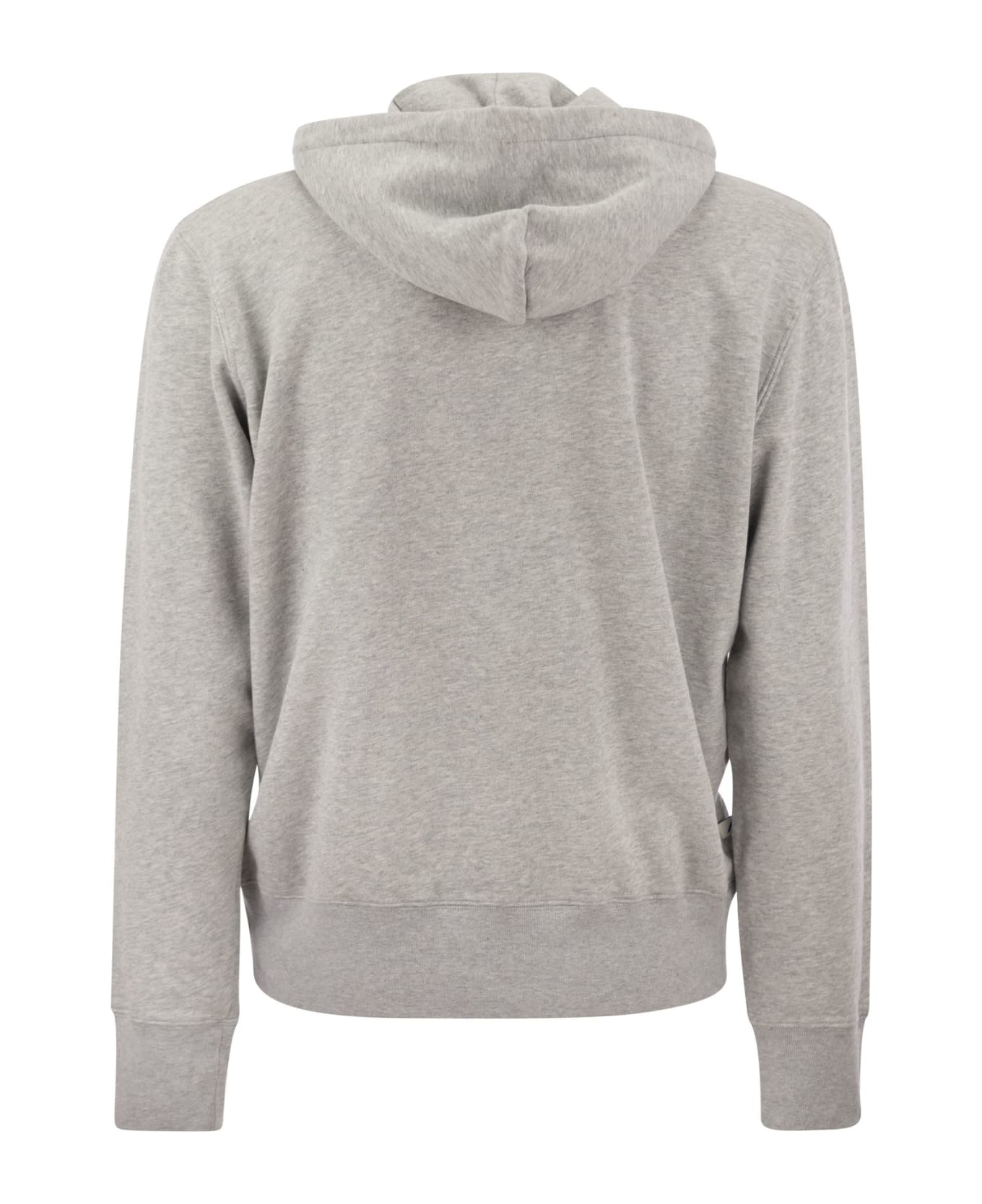 Autry Logo Embroidery Hoodie - Grey