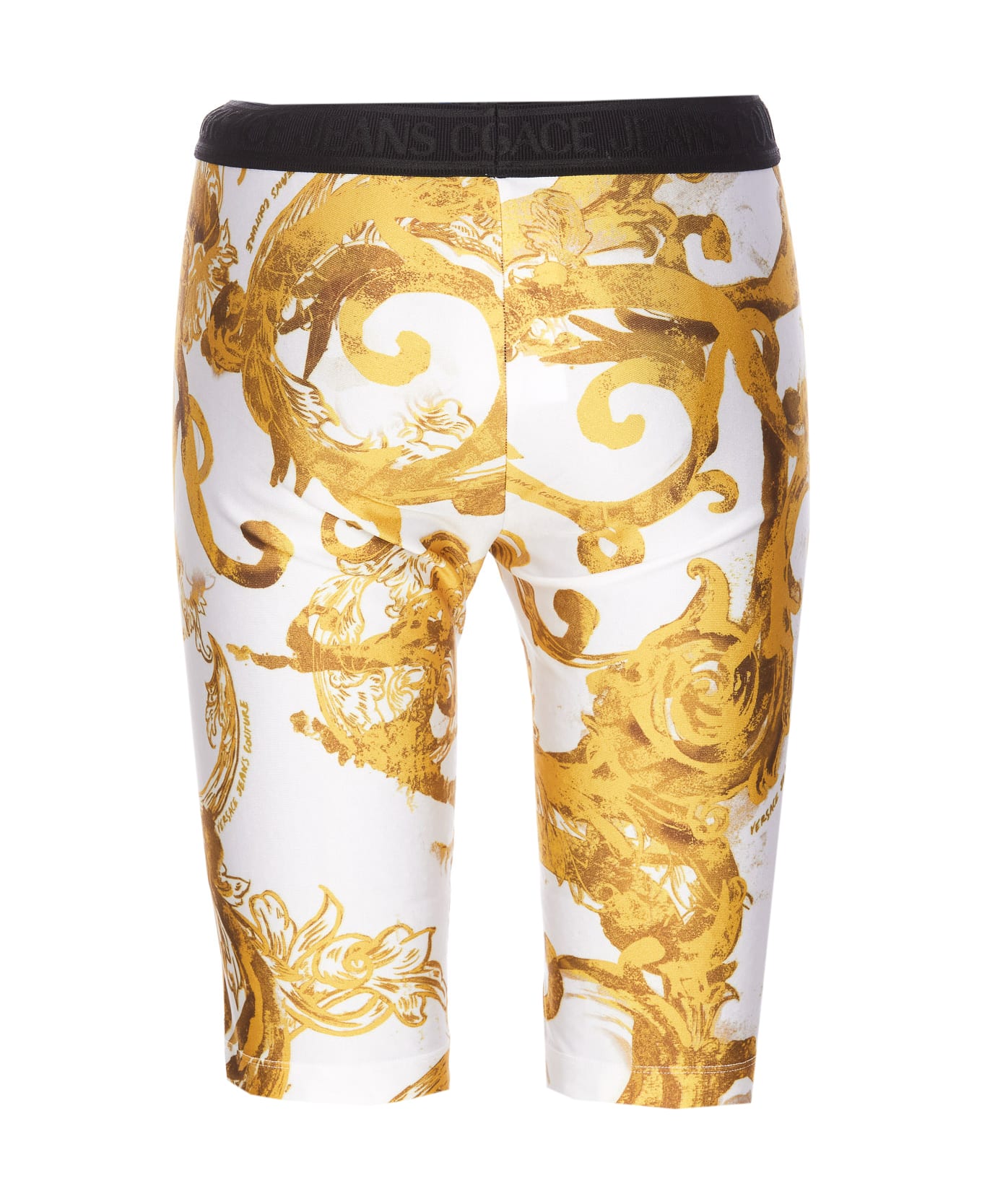 Versace Jeans Couture Watercolour Couture Short Leggings - Golden レギンス