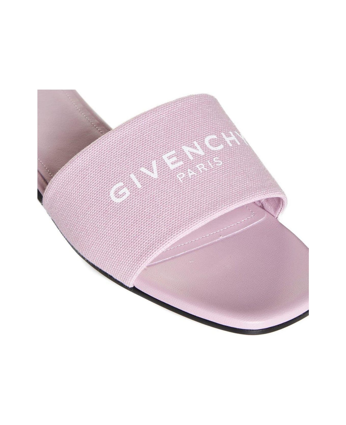 Givenchy Logo Printed Slides - Pink サンダル