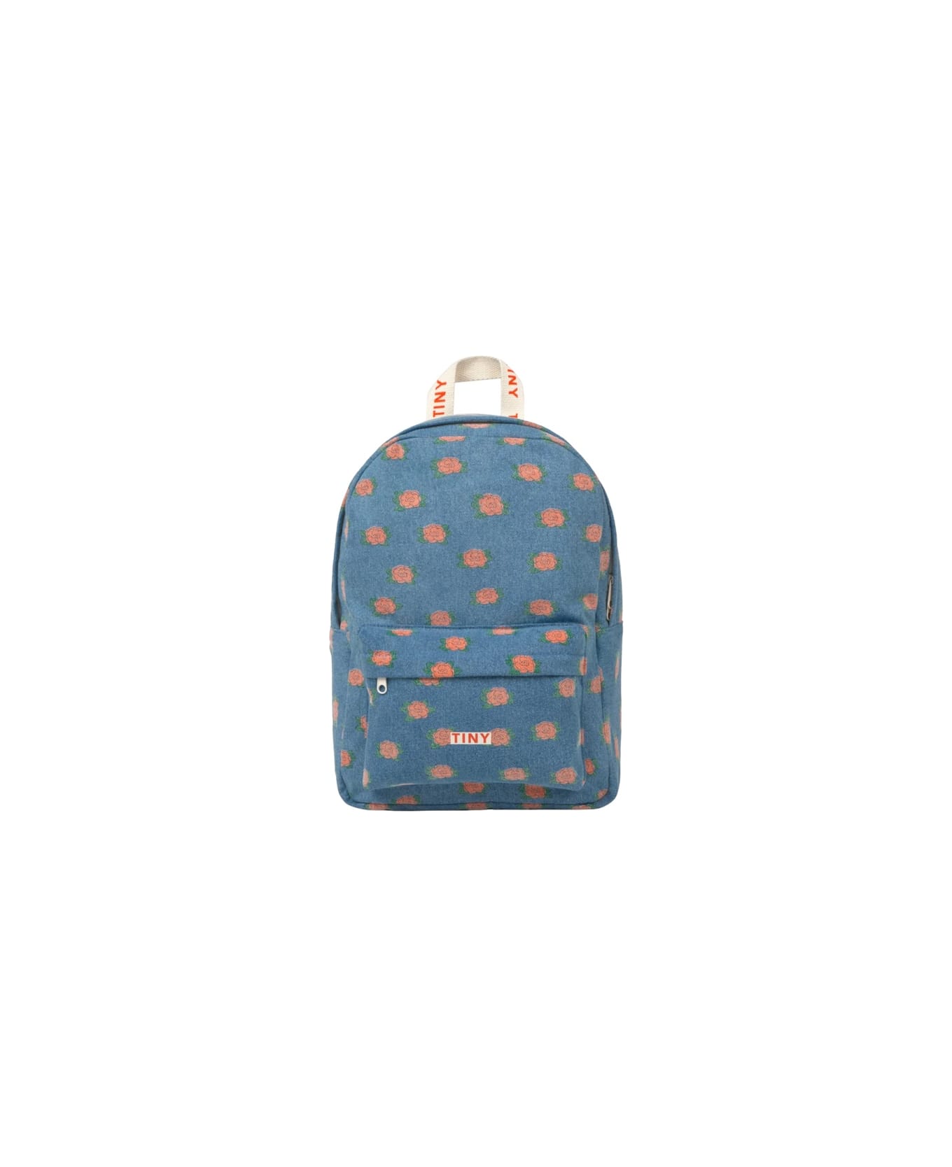 TinyCottons Backpack "camelias" - BLUE