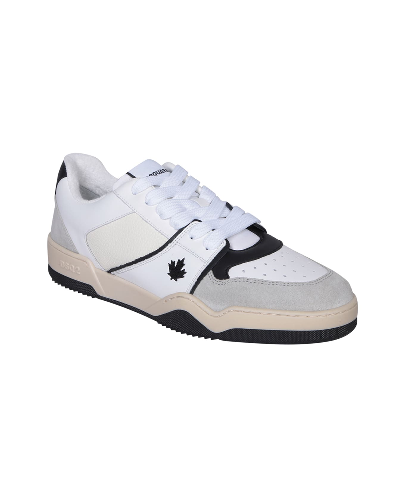 Dsquared2 Spiker White Sneakers - White