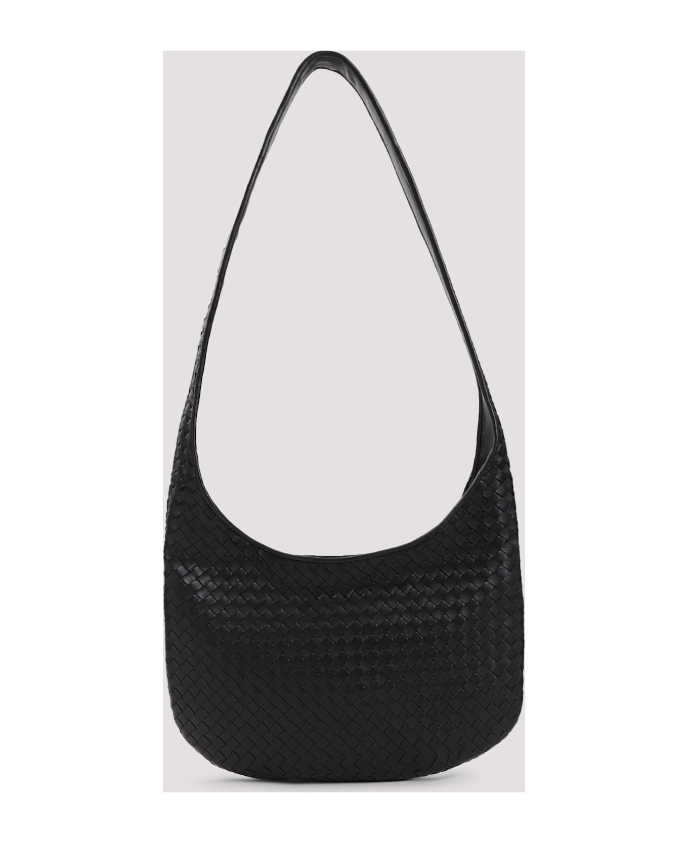 Bottega Veneta Archive Hobo Shoulder Bag - Black Silver