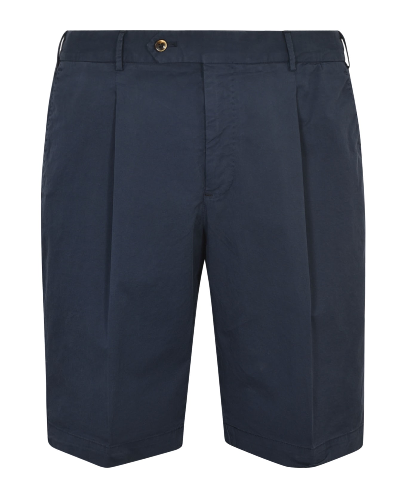 PT01 Wrap Buttoned Shorts - Night Blue