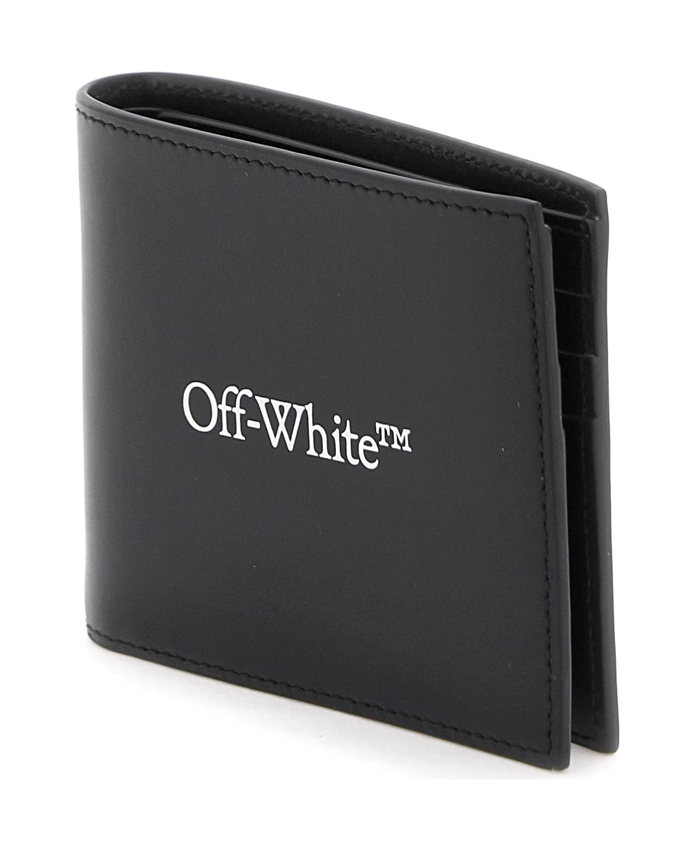 Off-White Bookish Bi-fold Wallet - Black White
