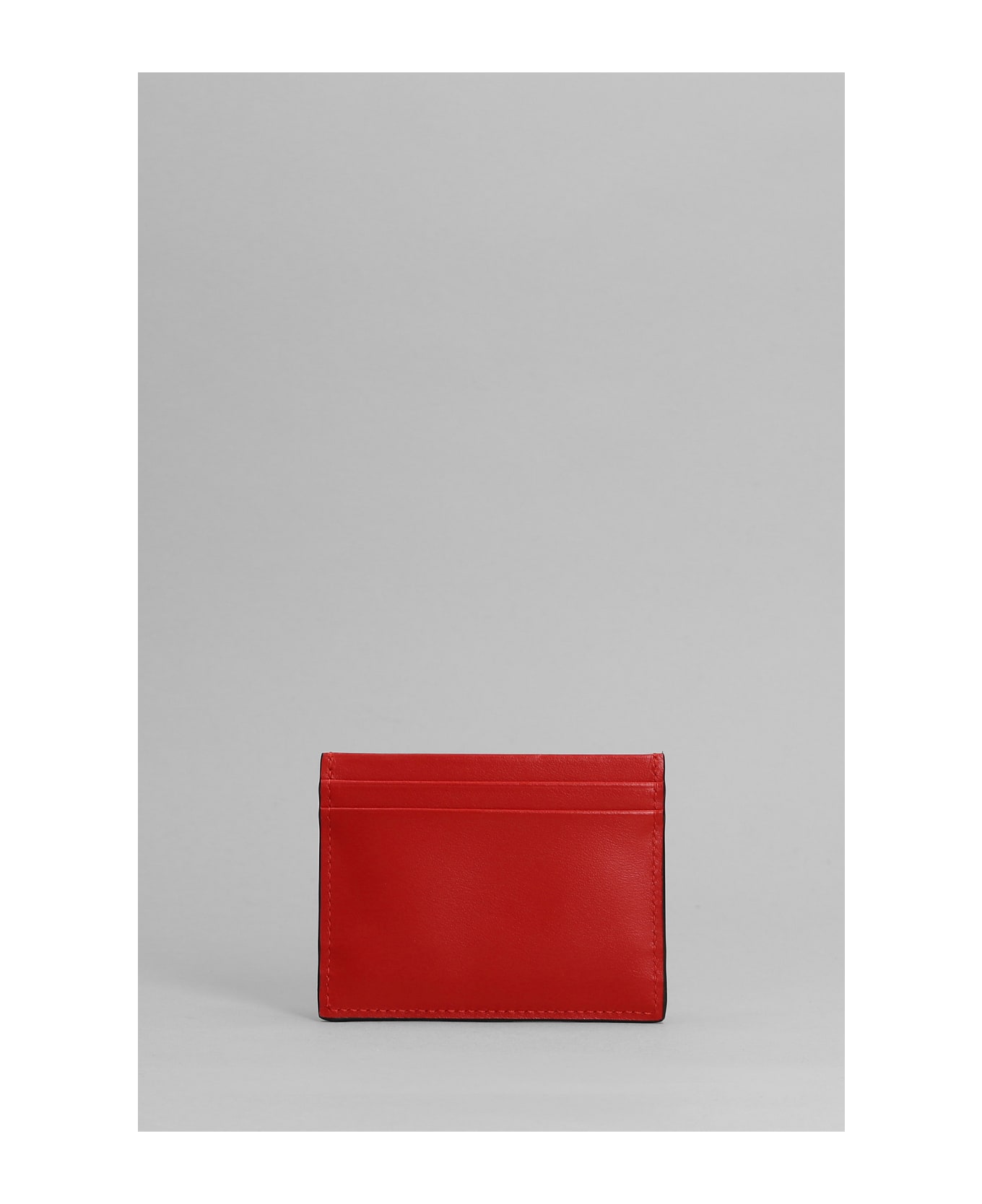 Christian Louboutin Wallet In Red Leather - red