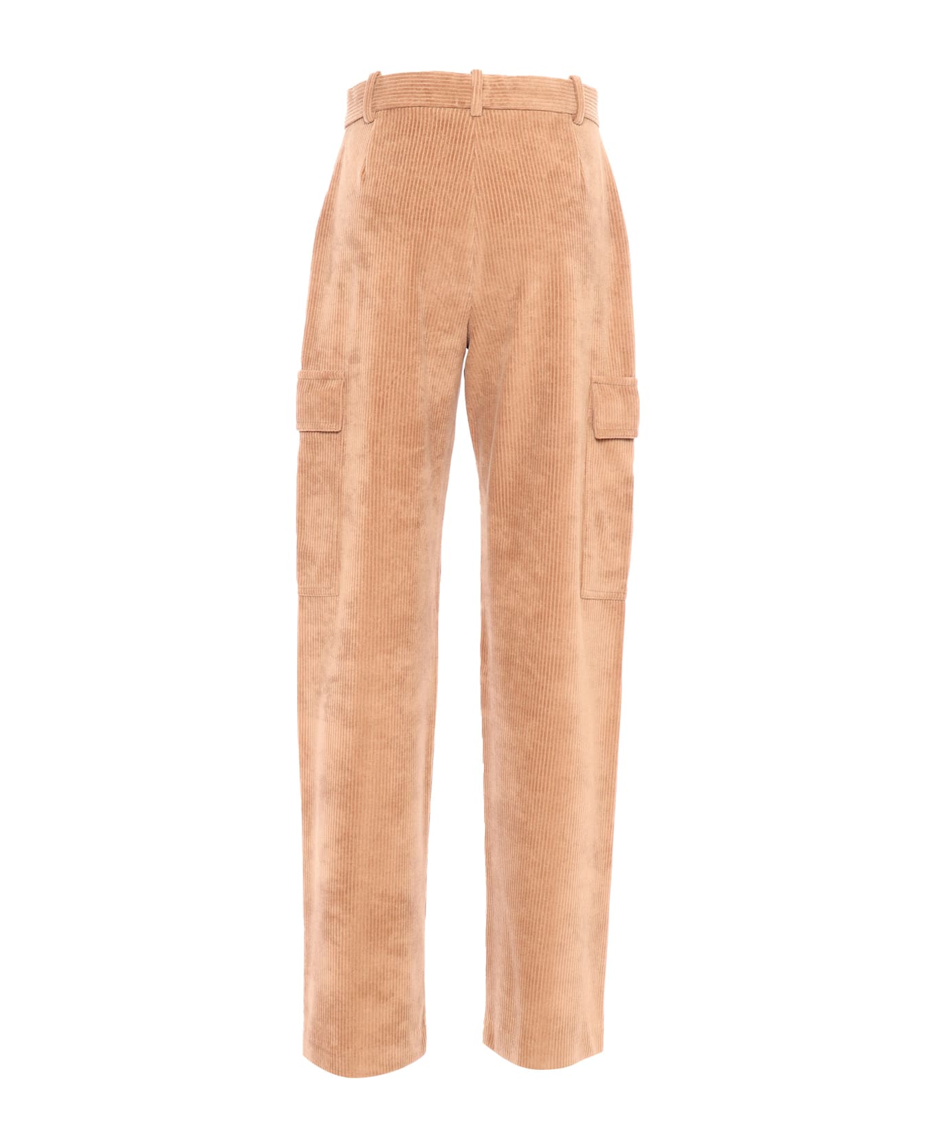 Circolo 1901 Corduroy Carpenter Pants - BROWN