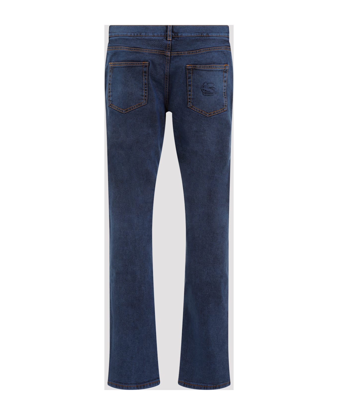デニム・ジーパン ETRO WHITE COTTON JEANS Coco Patch Pocket Jean in White Stretch Denim | Shop Ann
