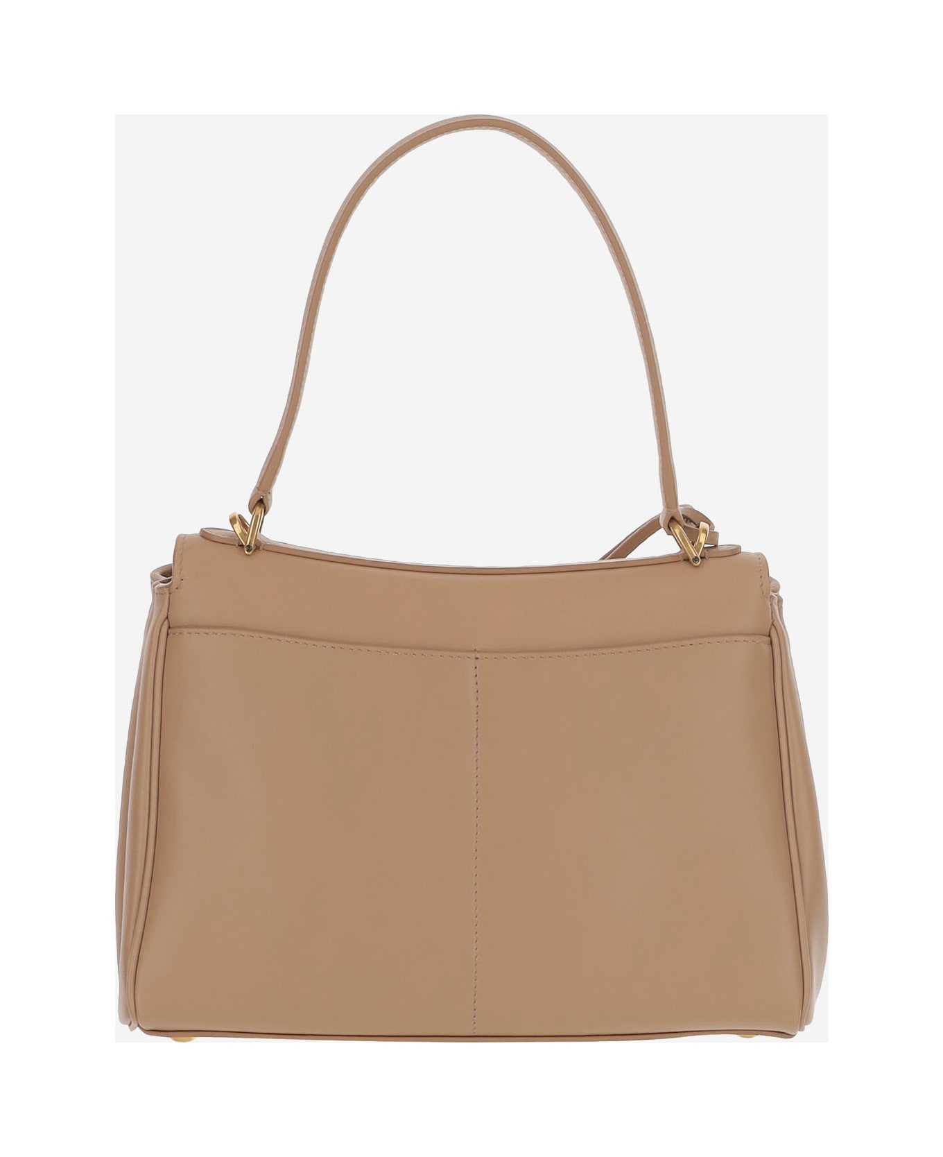 Balenciaga Cappuccino Leather Small Rodeo Handbag - LATTE