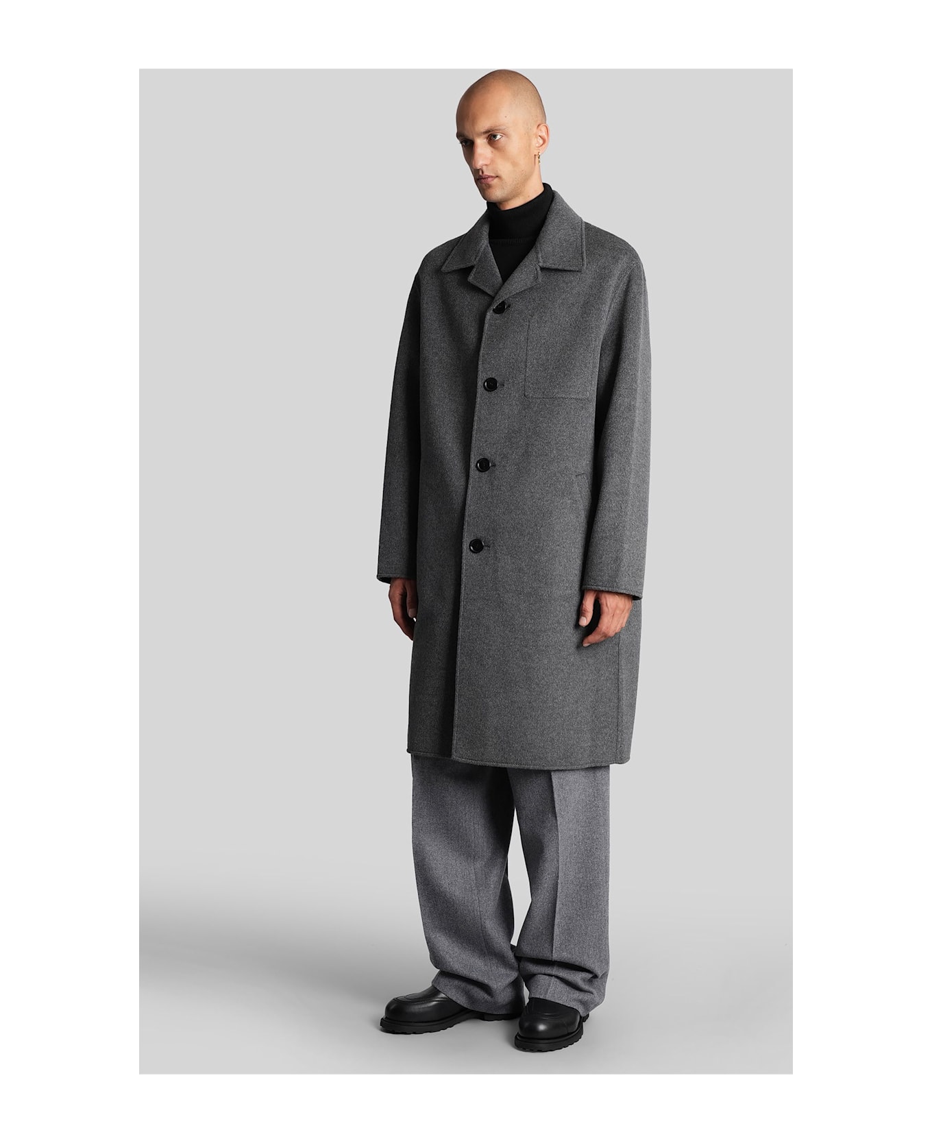 Ami Alexandre Mattiussi In Grey Wool - grey