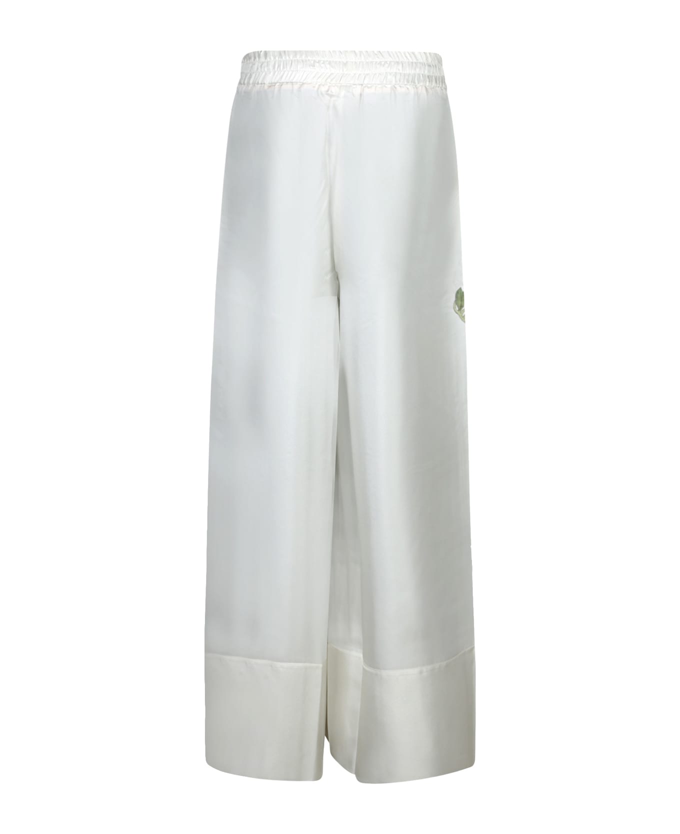 Pierre-Louis Mascia Floral White Trousers - White