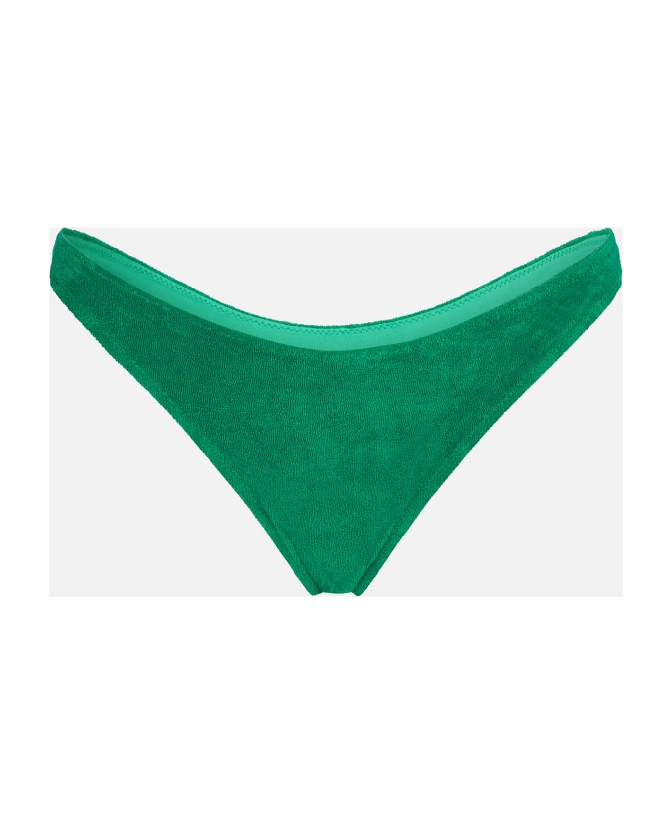 MC2 Saint Barth Woman Terry Cheeky Swim Briefs - GREEN