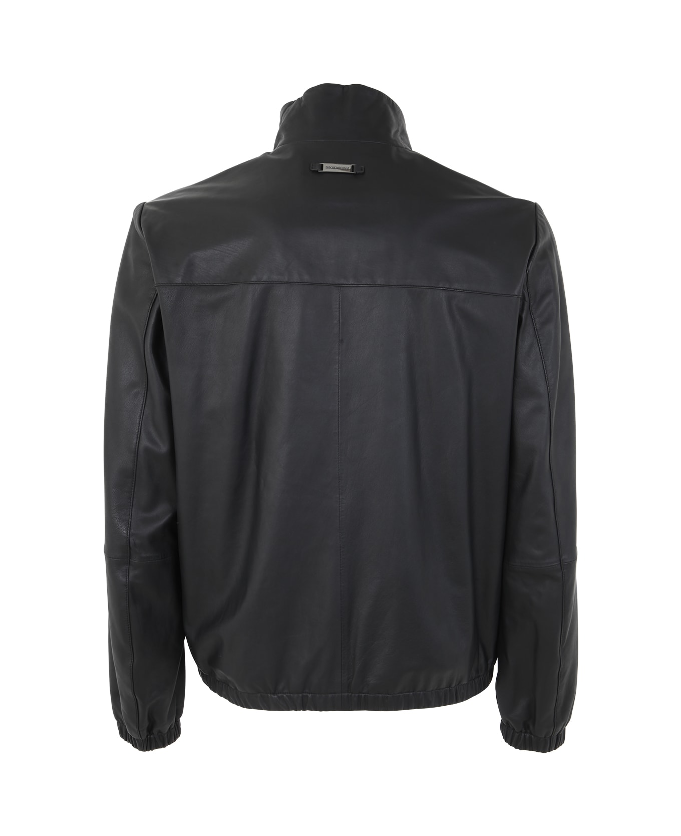 Emporio Armani Leather Jacket - Black