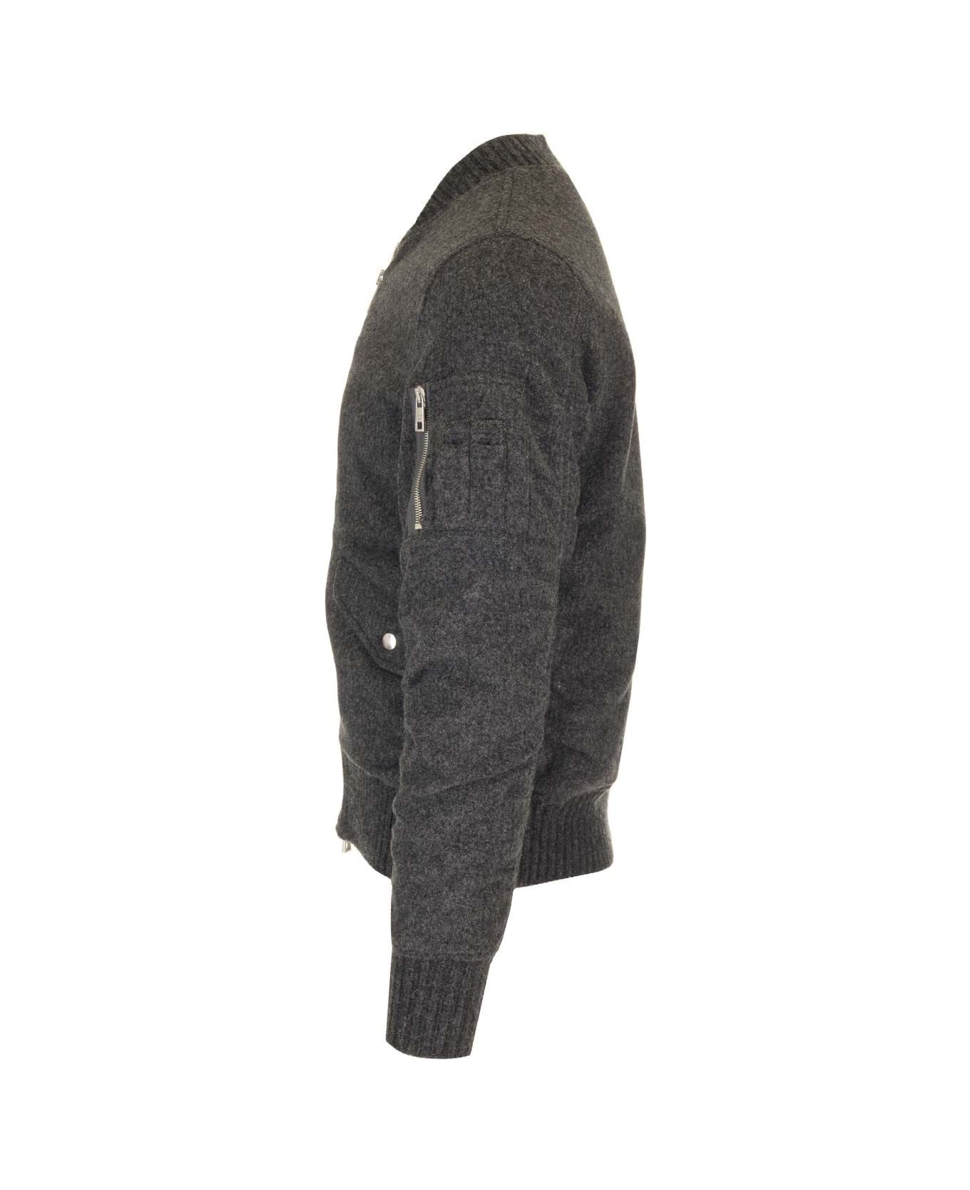 Giorgio Brato Bomber Woolen - Grey