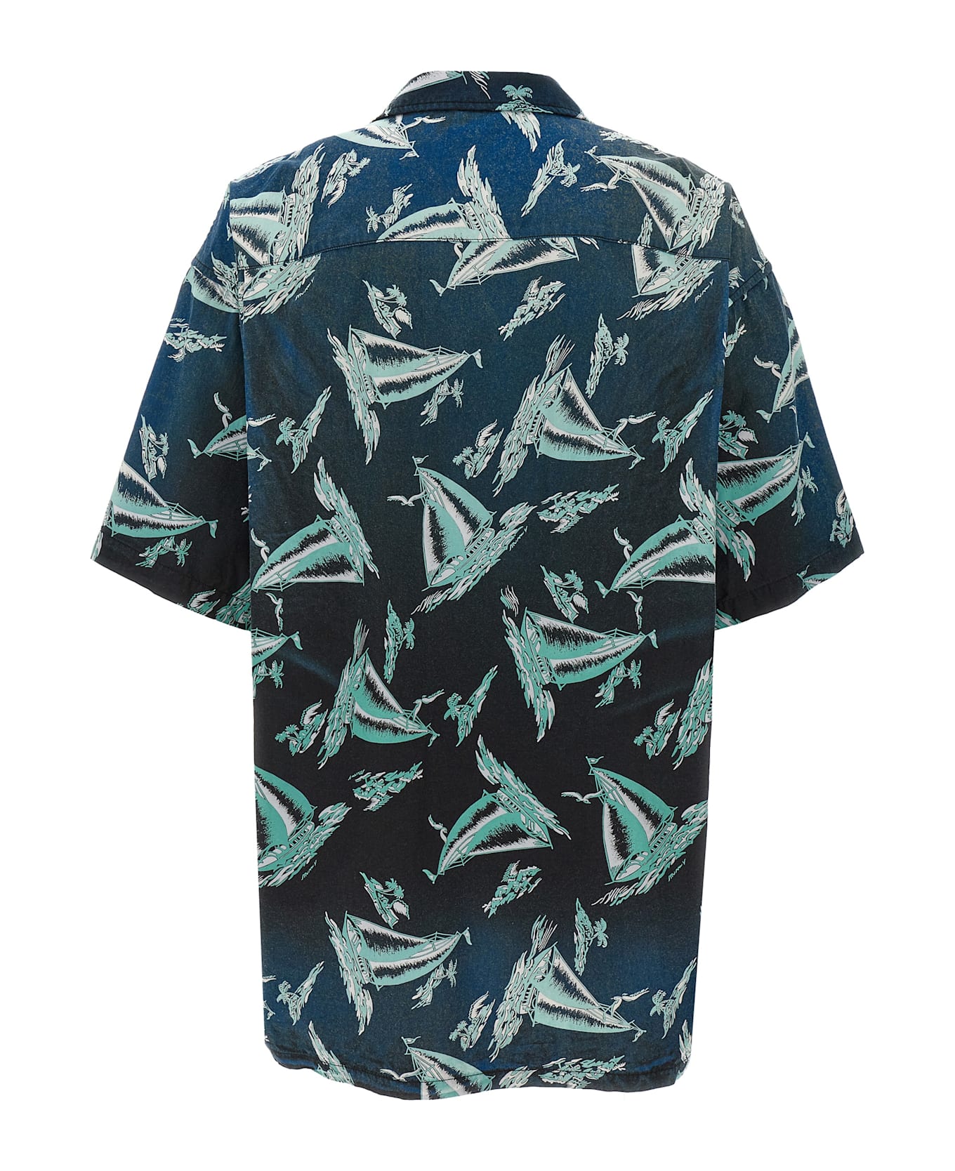 Mihara Yasuhiro Vintage Shirt - BLACK/BLUE