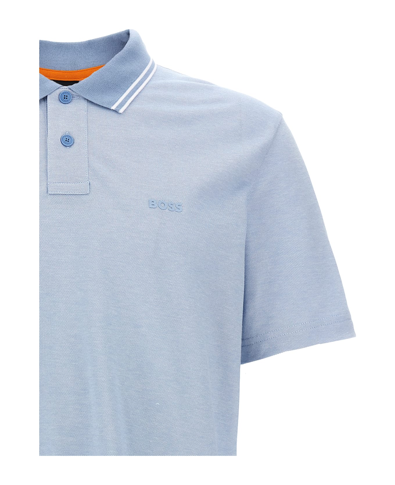 Hugo Boss 'peoxford New' Polo Shirt - Light Blue