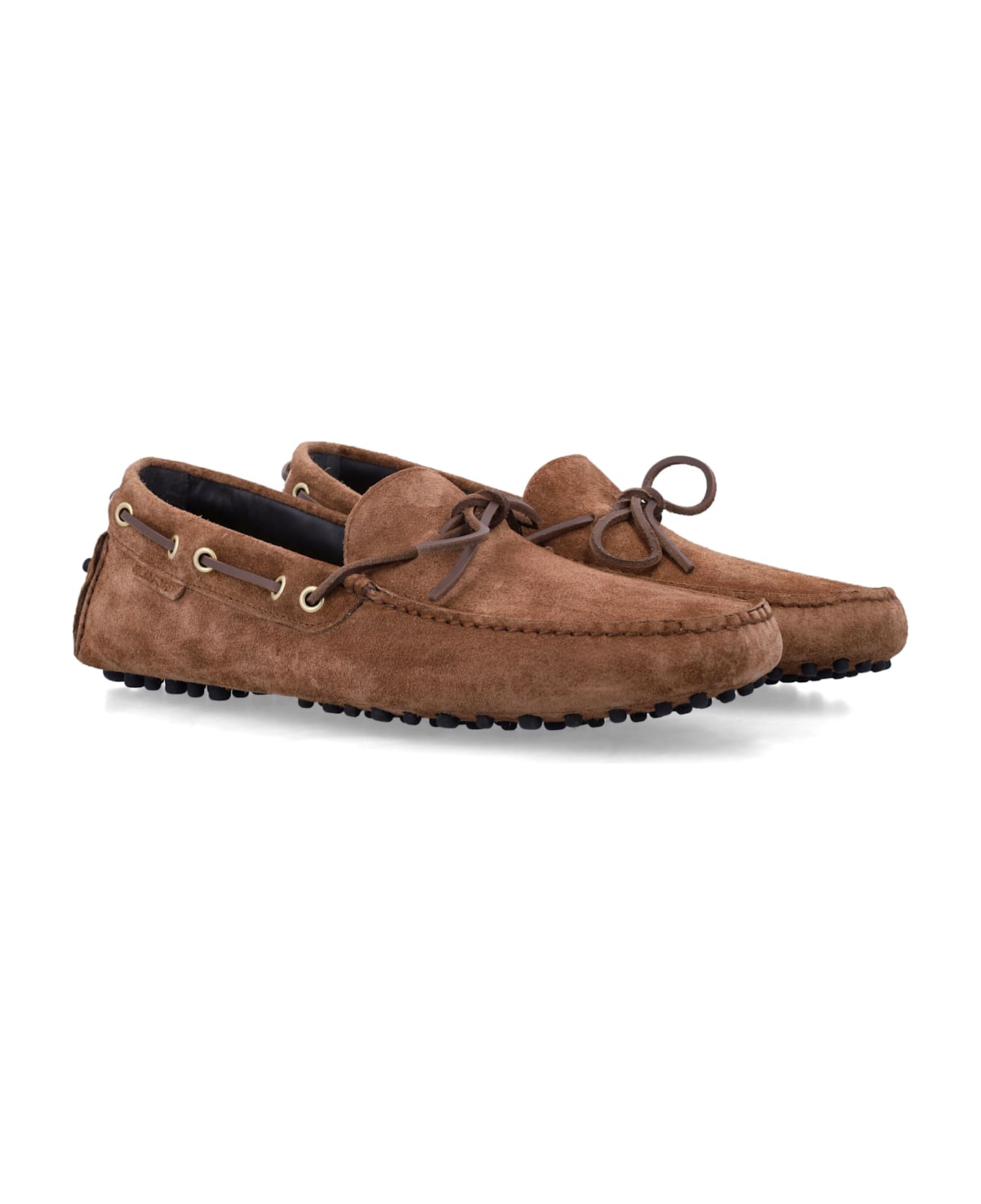 Tom Ford Suede Rod Driver Loafer - DARK WISKY