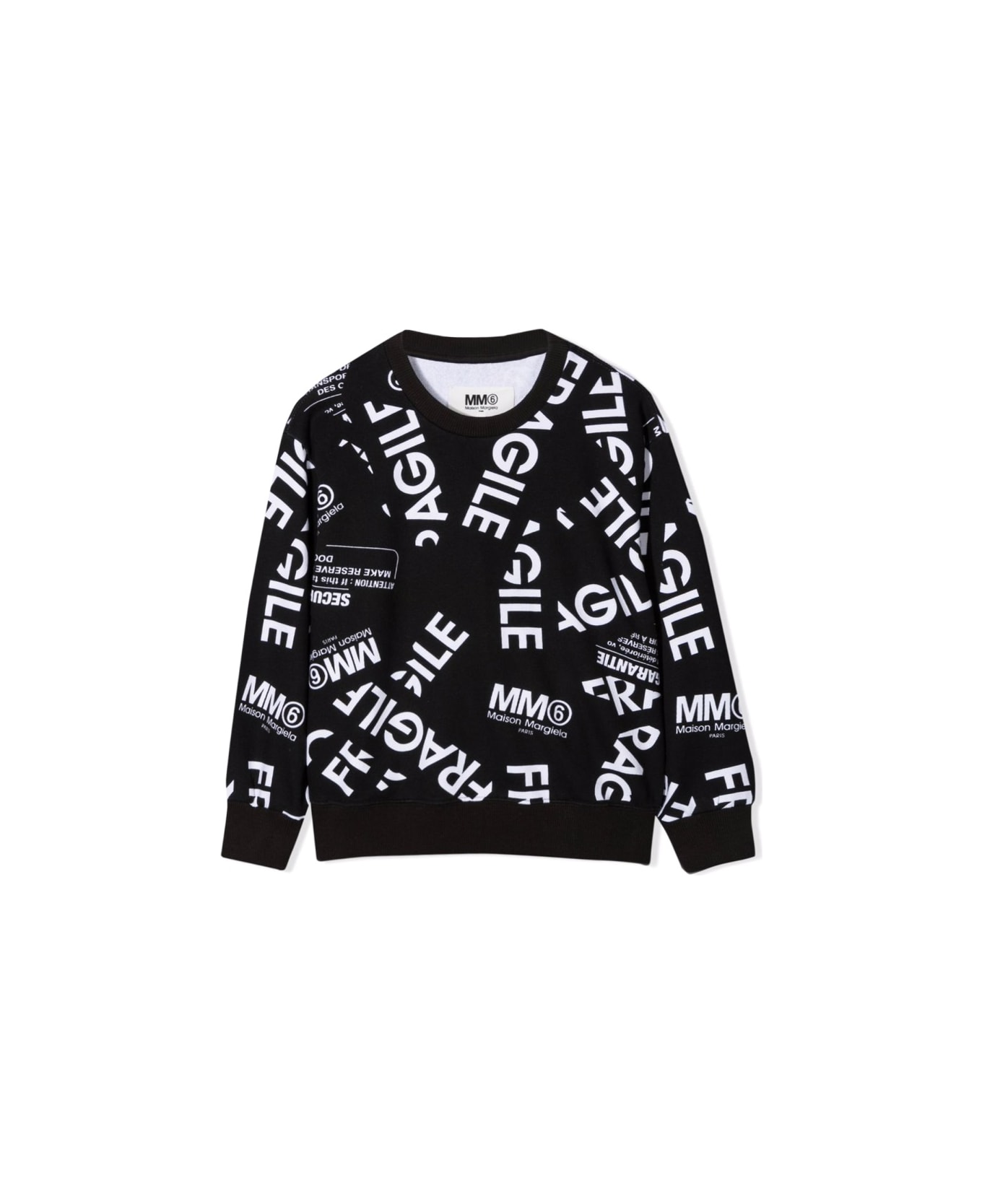 MM6 Maison Margiela Felpa - BLACK