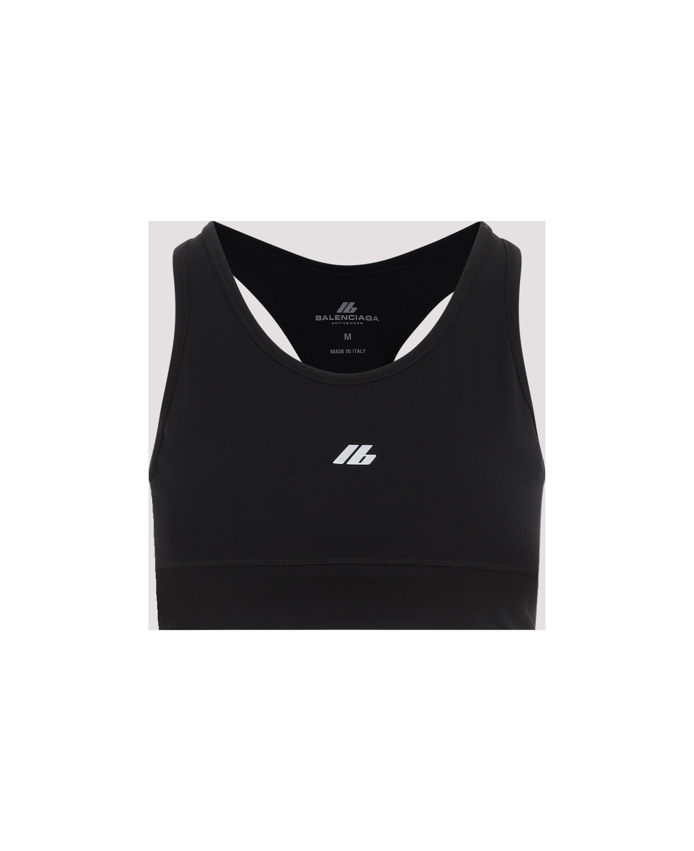Balenciaga Sports Bra - Black Reflective