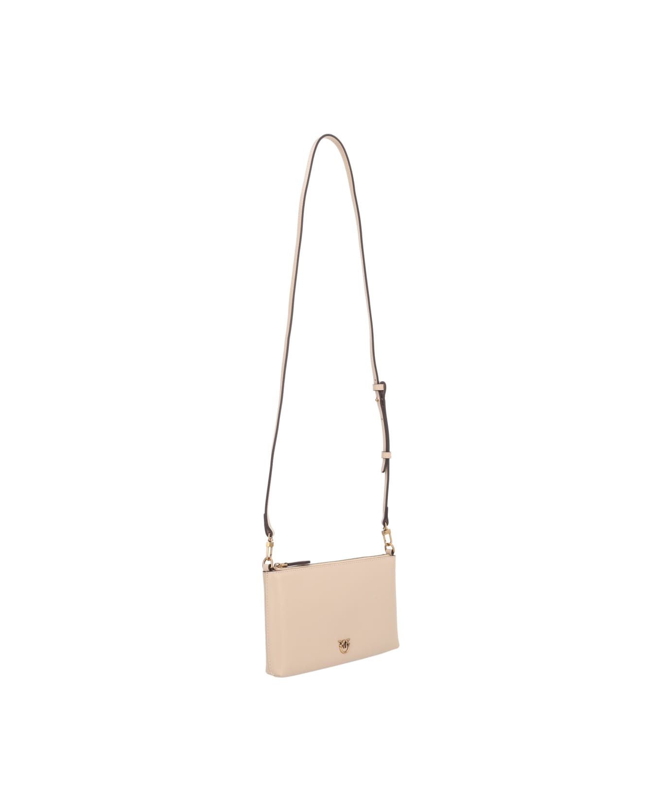 Pinko Bag With Logo - BEIGE