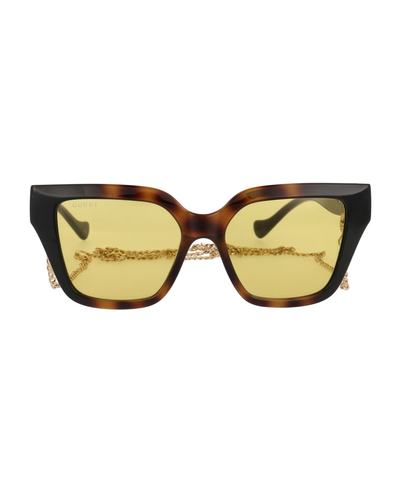 Gucci Eyewear Gg1023s Sunglasses - 004 HAVANA BLACK YELLOW