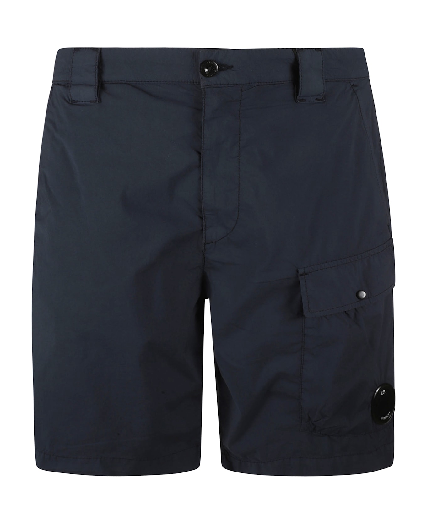 C.P. Company 50 Fili Stretch Cargo Shorts - Inchiostro