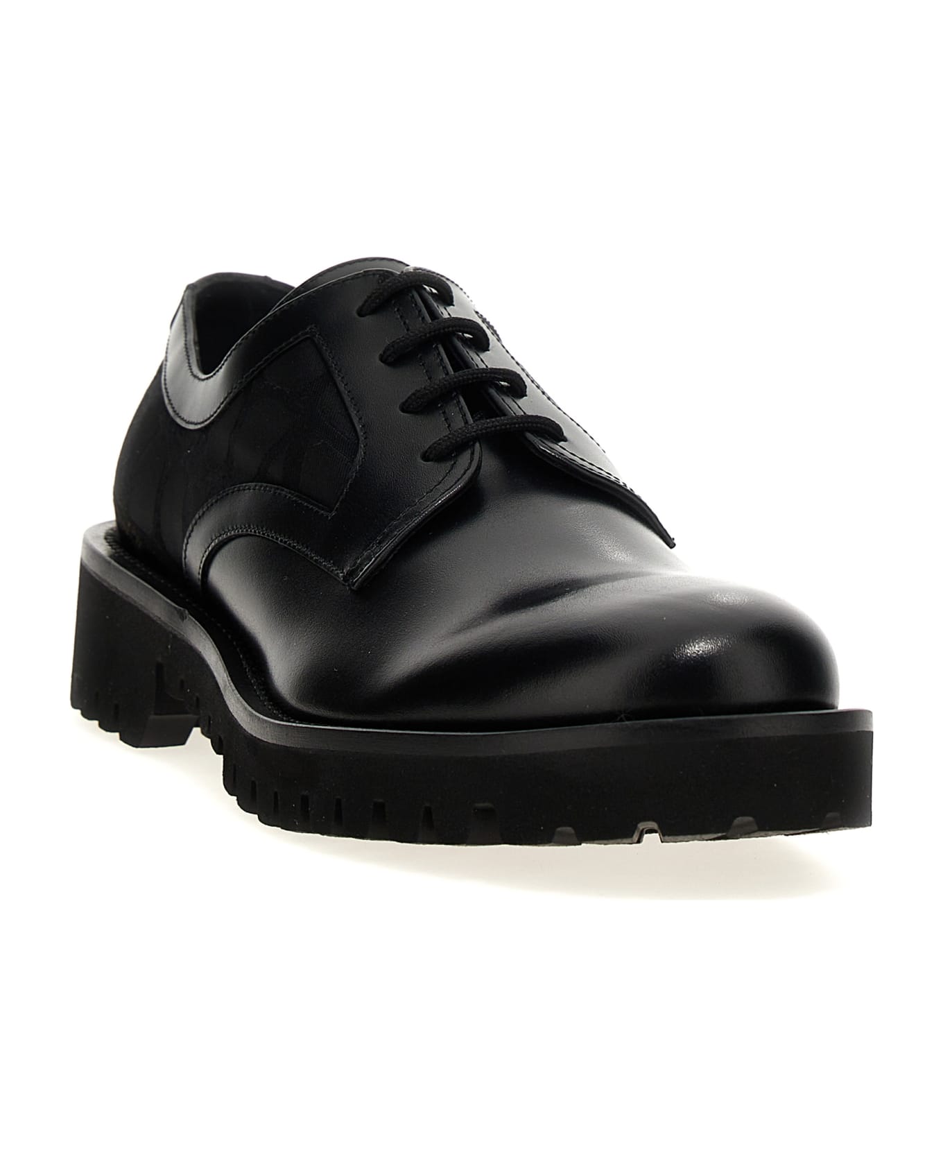 Valentino Garavani 'toile Iconographe' Derby - Black  