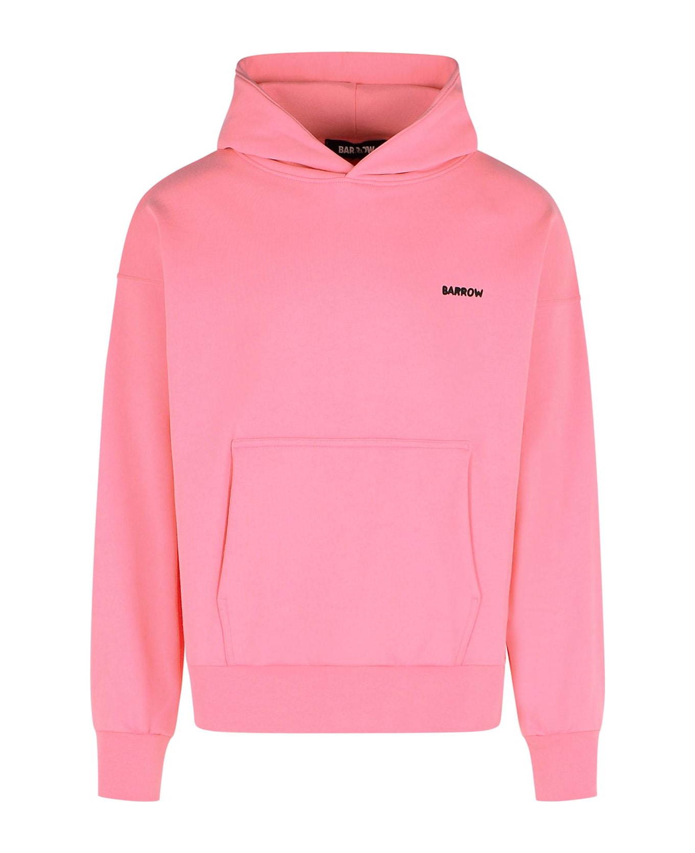 Barrow Pink Cotton Sweatshirt - Pink