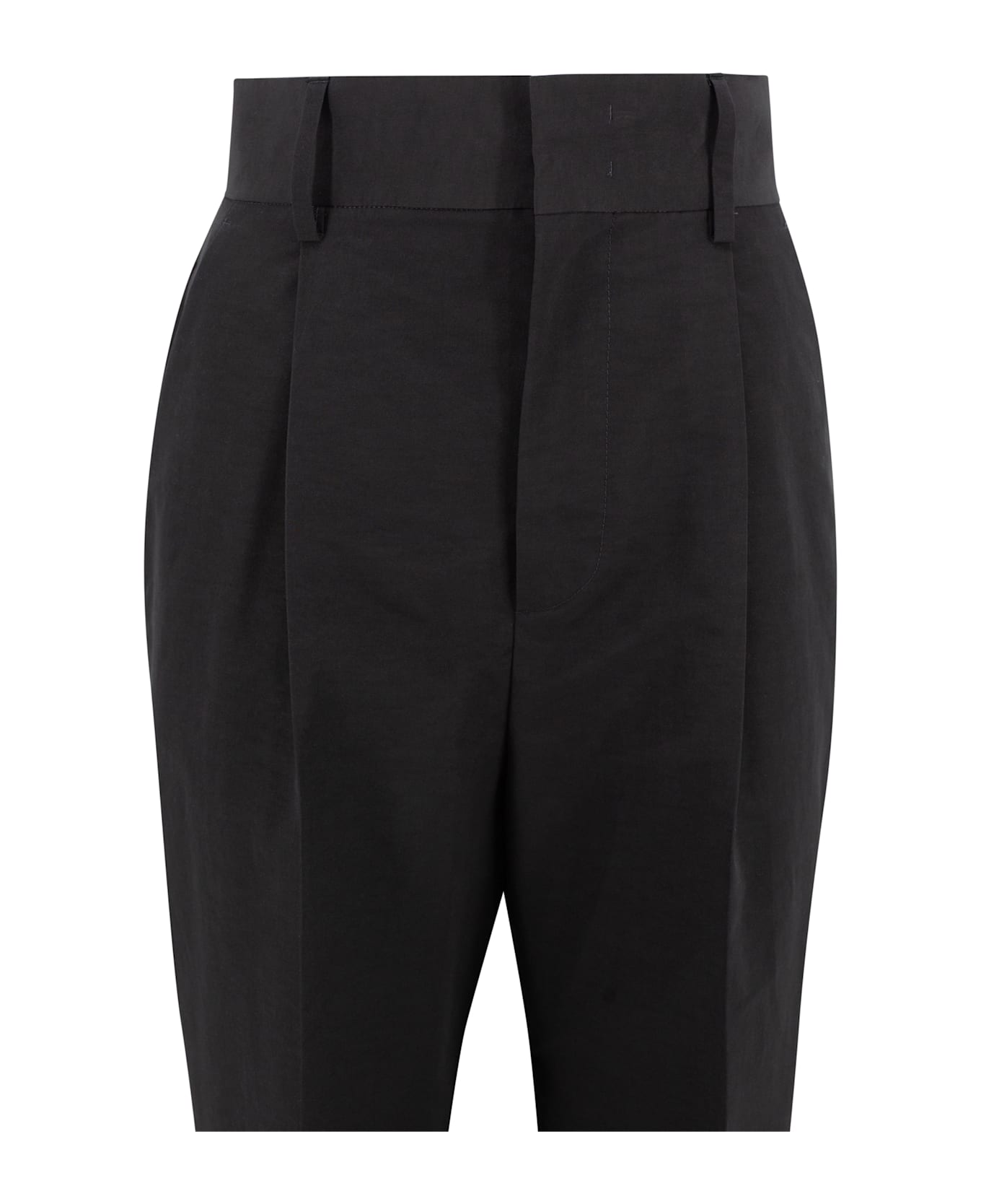 Philosophy di Lorenzo Serafini High-waisted Technical Cotton Pants - Black