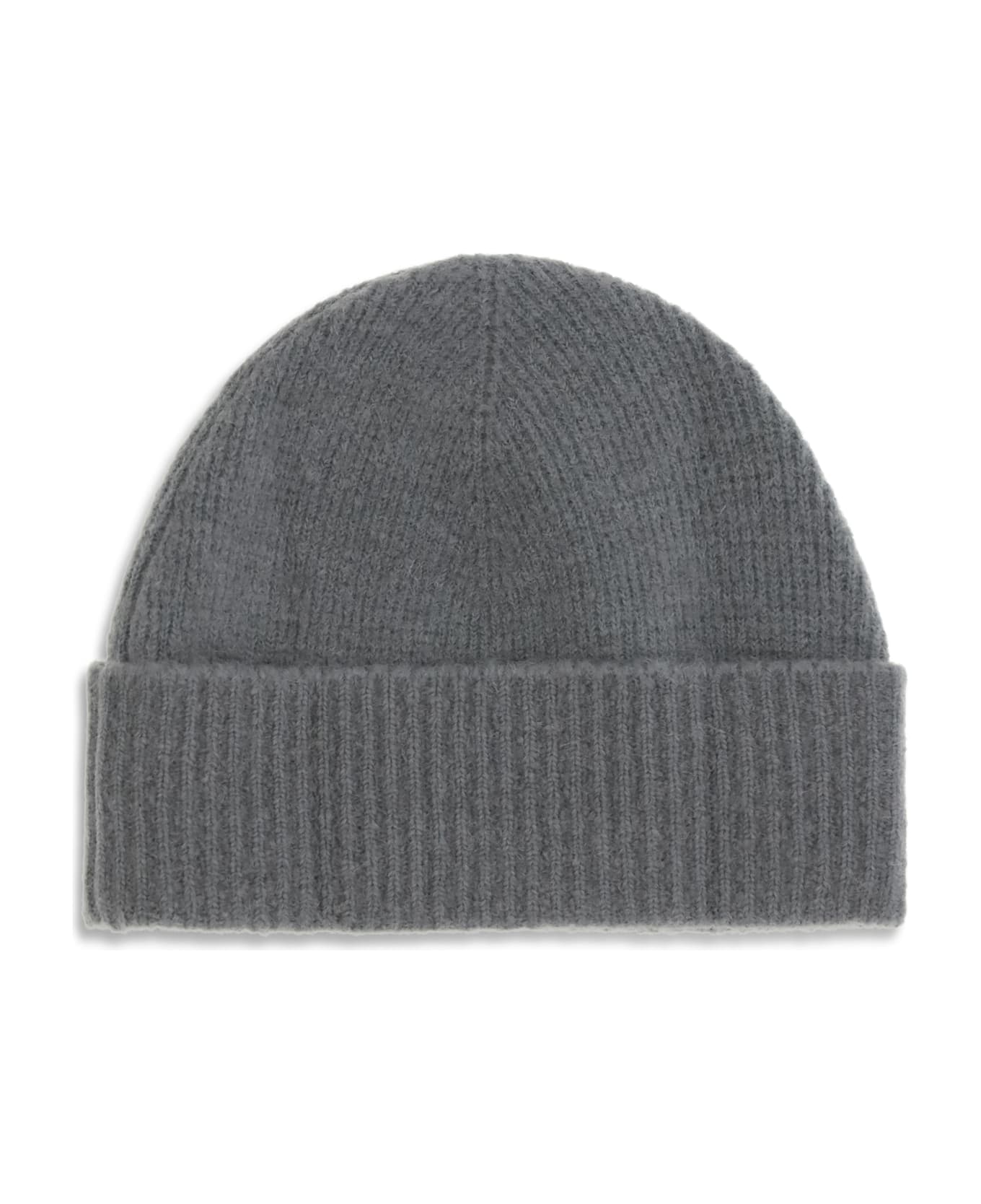 Ami Alexandre Mattiussi Ami De Coeur Beanie Hat - GREY