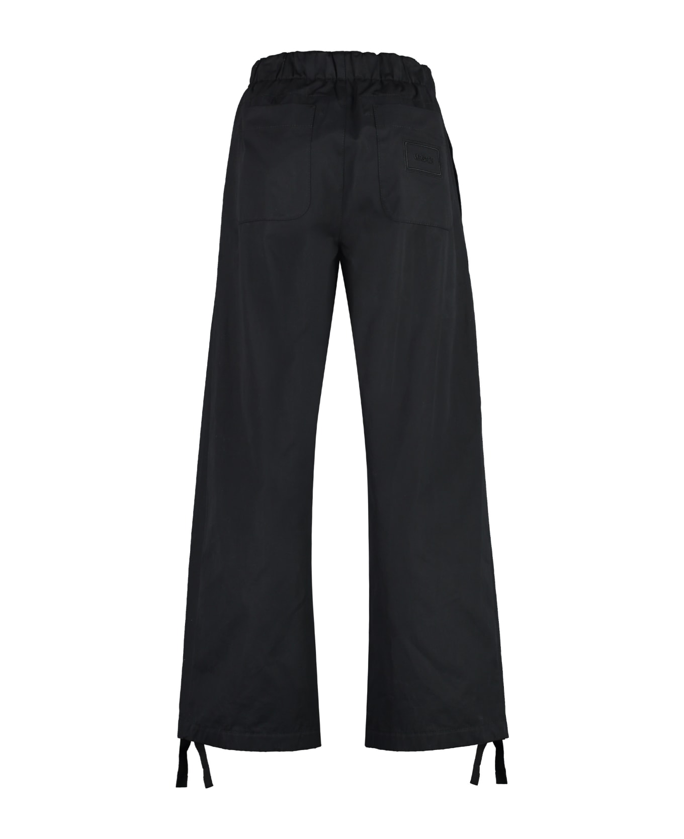 Versace Cotton Trousers - black